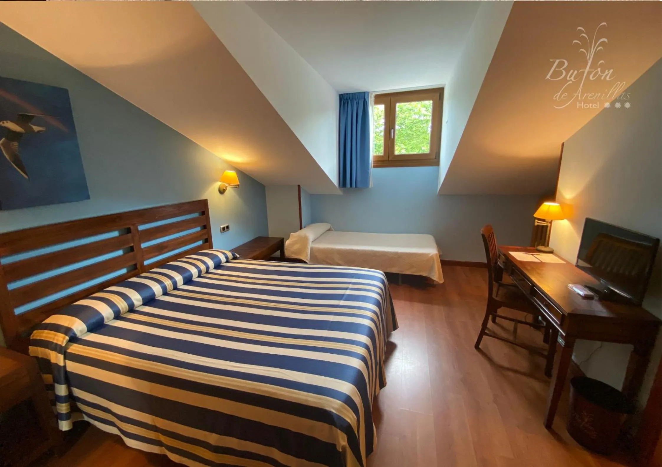 Bed in Hotel Bufon de Arenillas