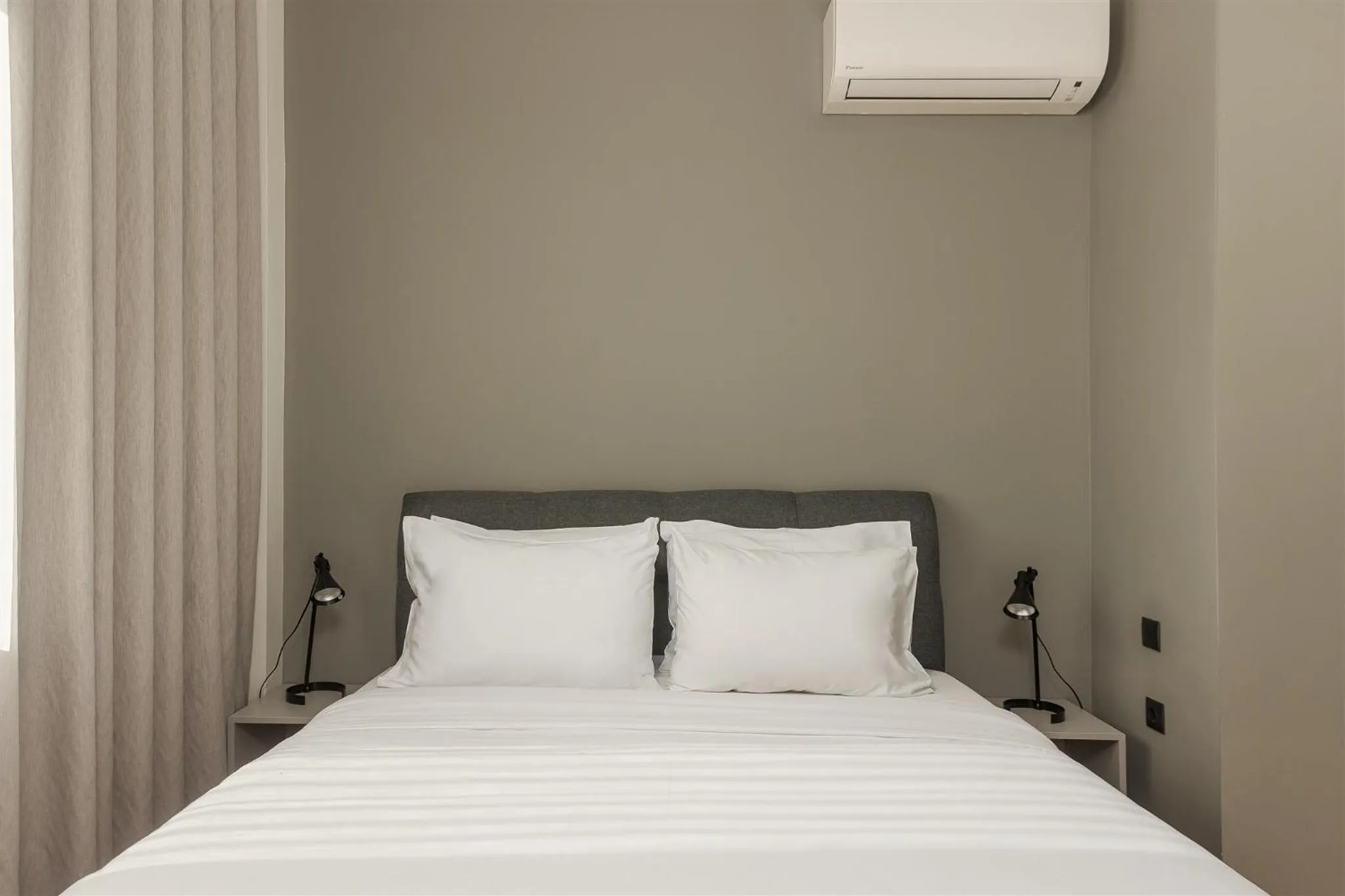 Bed in Anvy Stylish Suites Ioannina