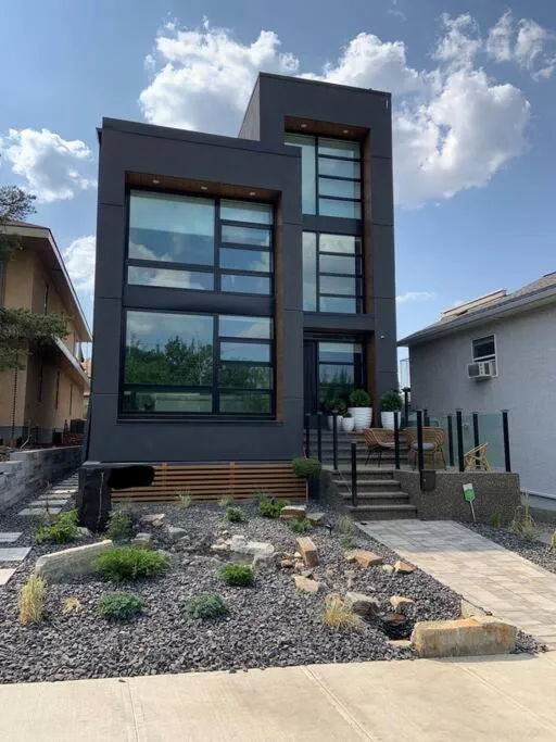 Property building in Executive Bsmt Suite, King Bed, 5 min to DT & Whyte Ave, Sleeps 6!