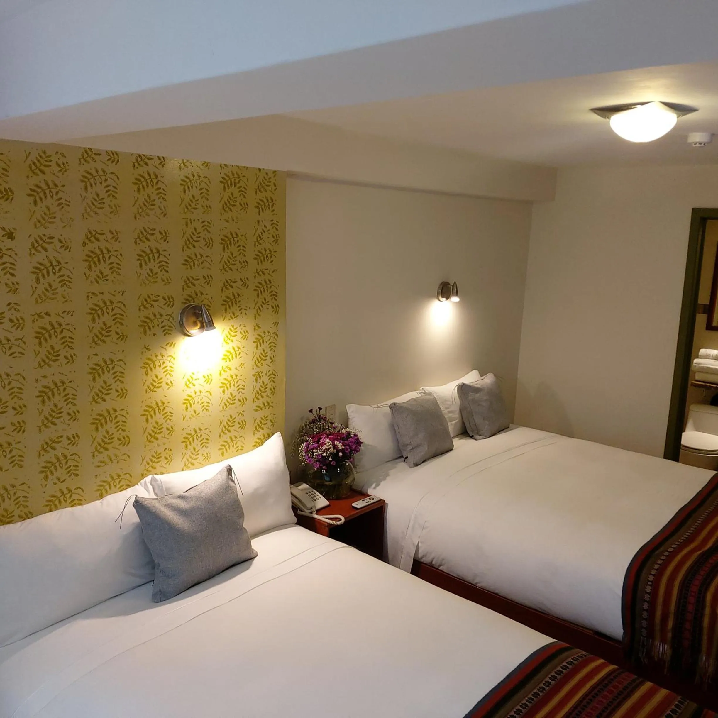 Bed in Hotel Pucara Machupicchu