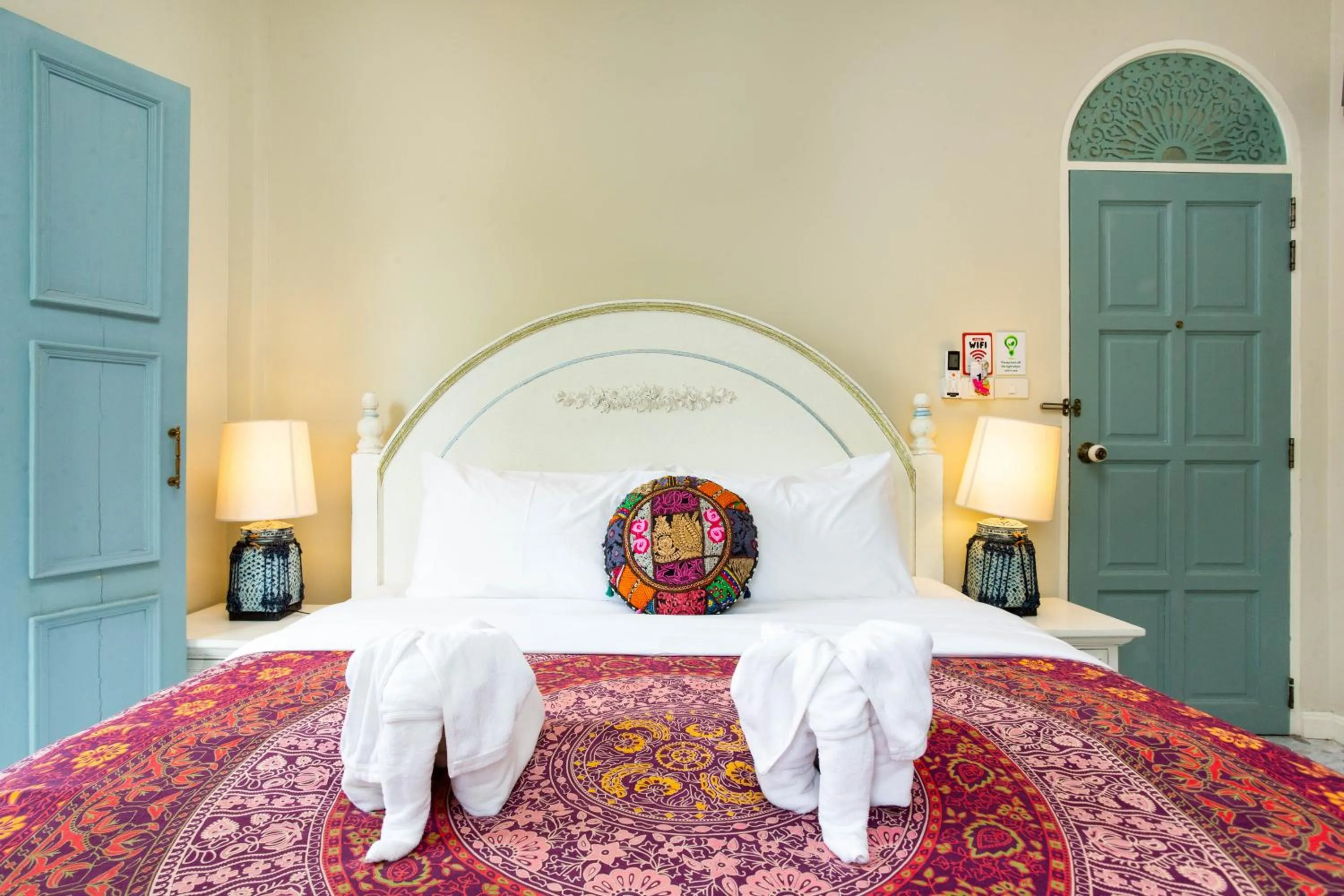 Bed in Pran At Kumuang Boutique House