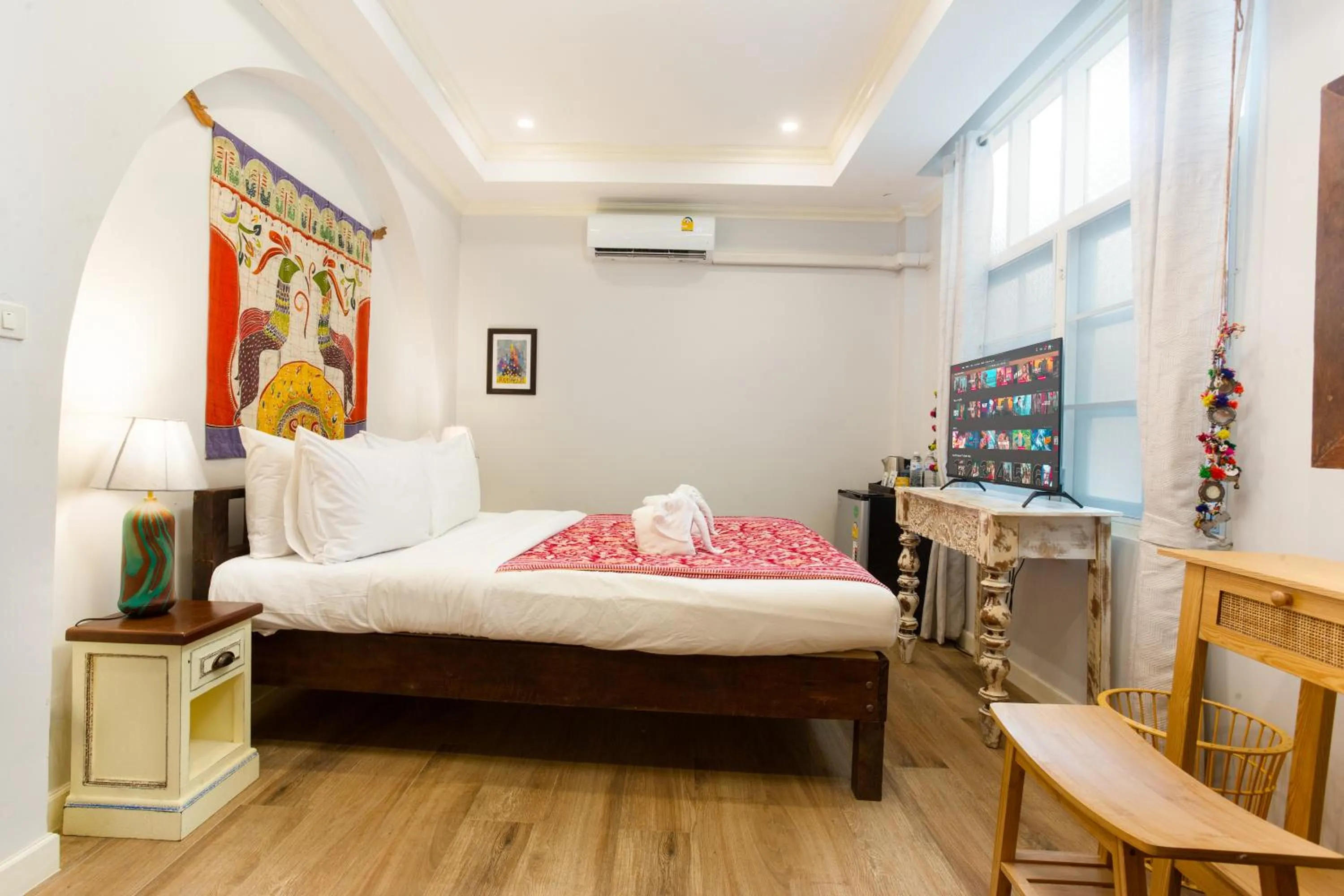 Bedroom, Bed in Pran At Kumuang Boutique House