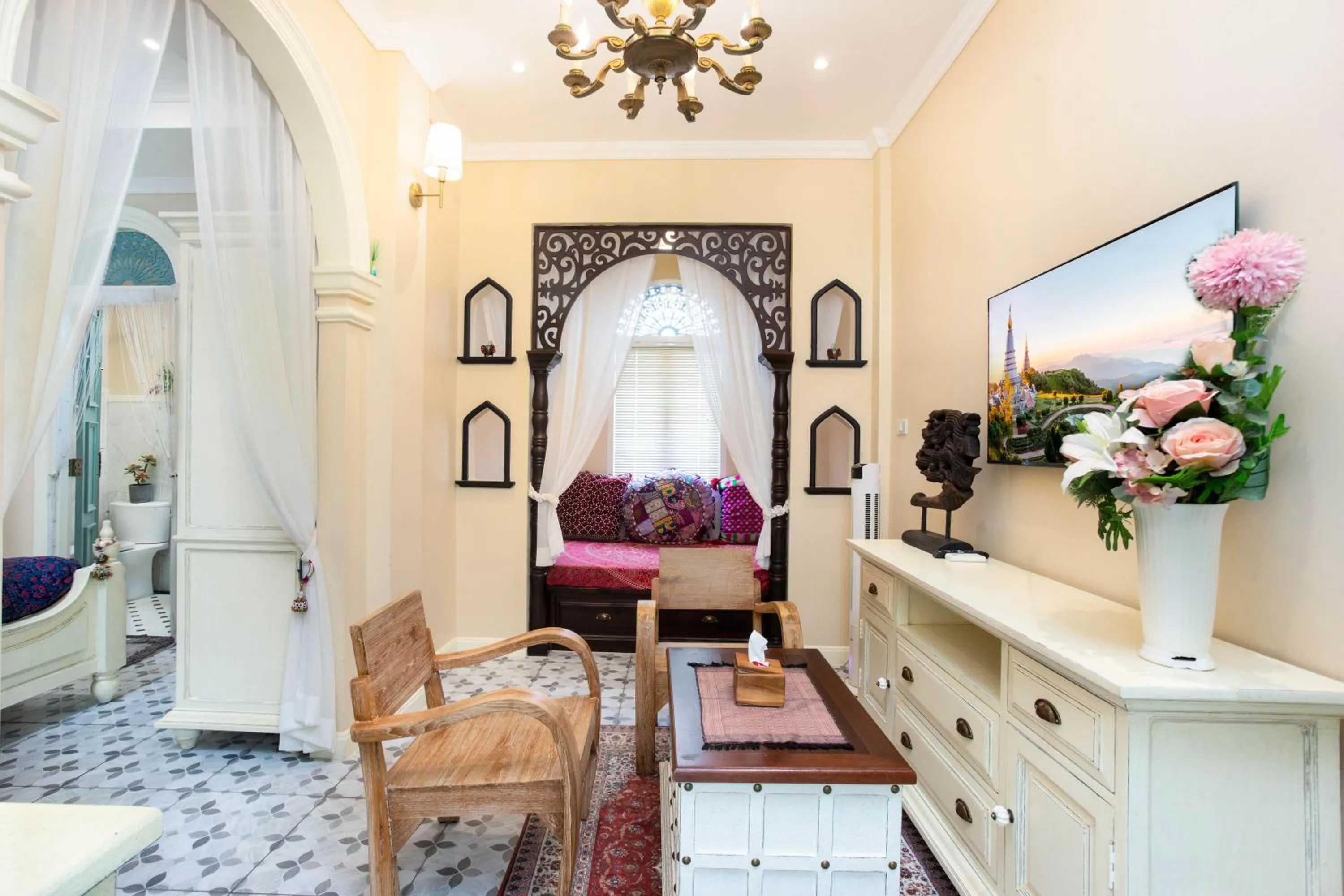 Bed in Pran At Kumuang Boutique House