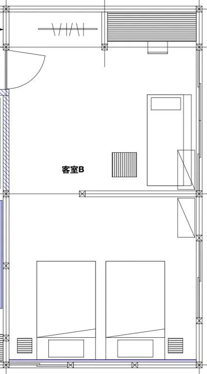 Floor plan in 赭Soho Yunotsu Old Village Inn & Bar