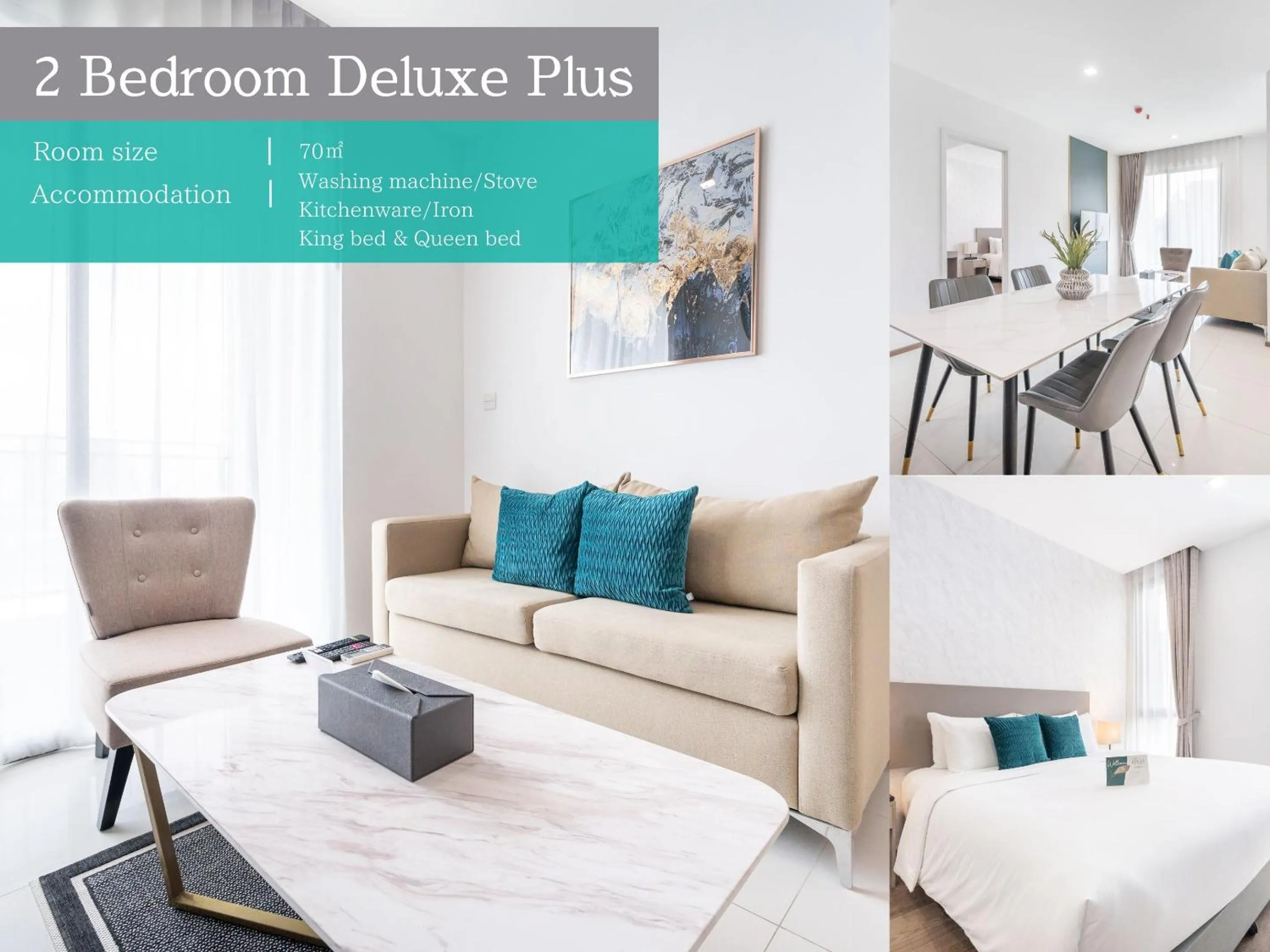 Photo of the whole room, Bed in The Rich Residence Sukhumvit Nana