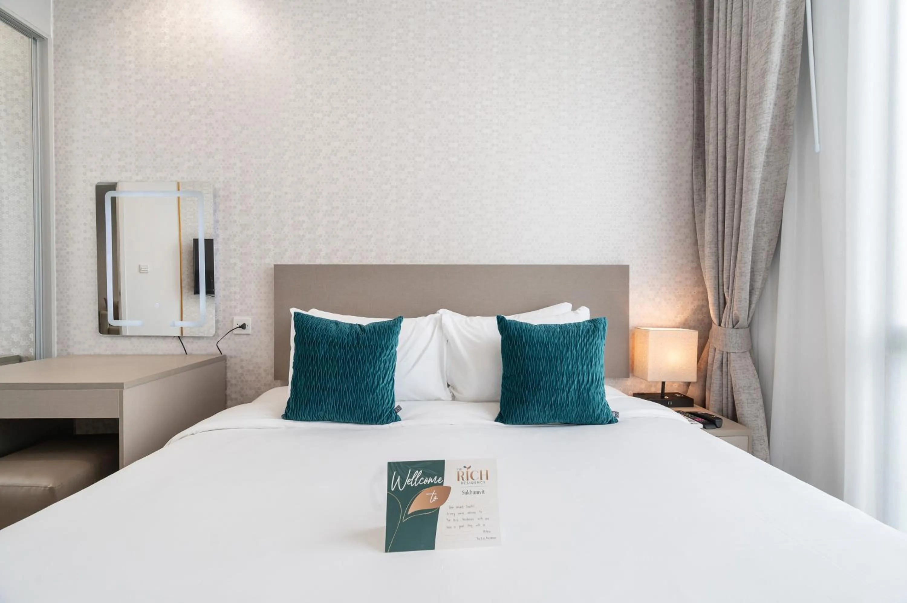 Bed in The Rich Residence Sukhumvit Nana