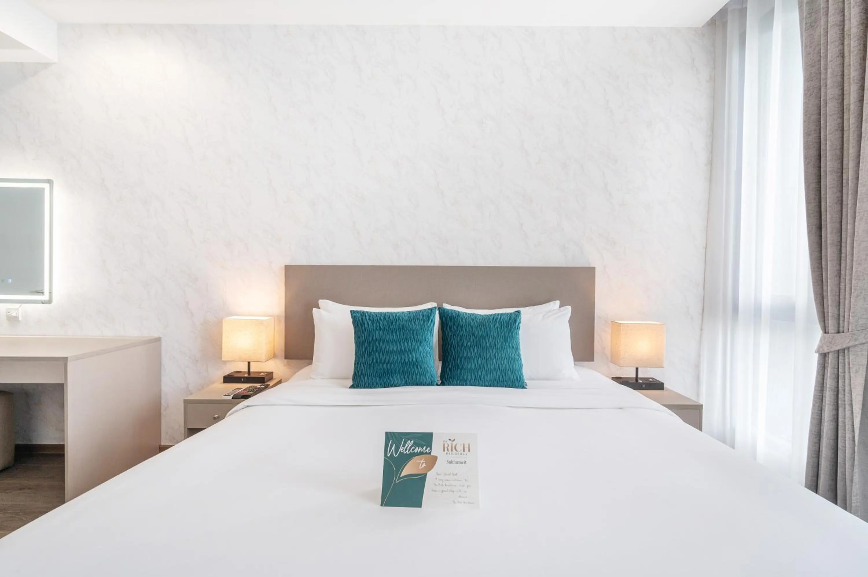 Bed in The Rich Residence Sukhumvit Nana