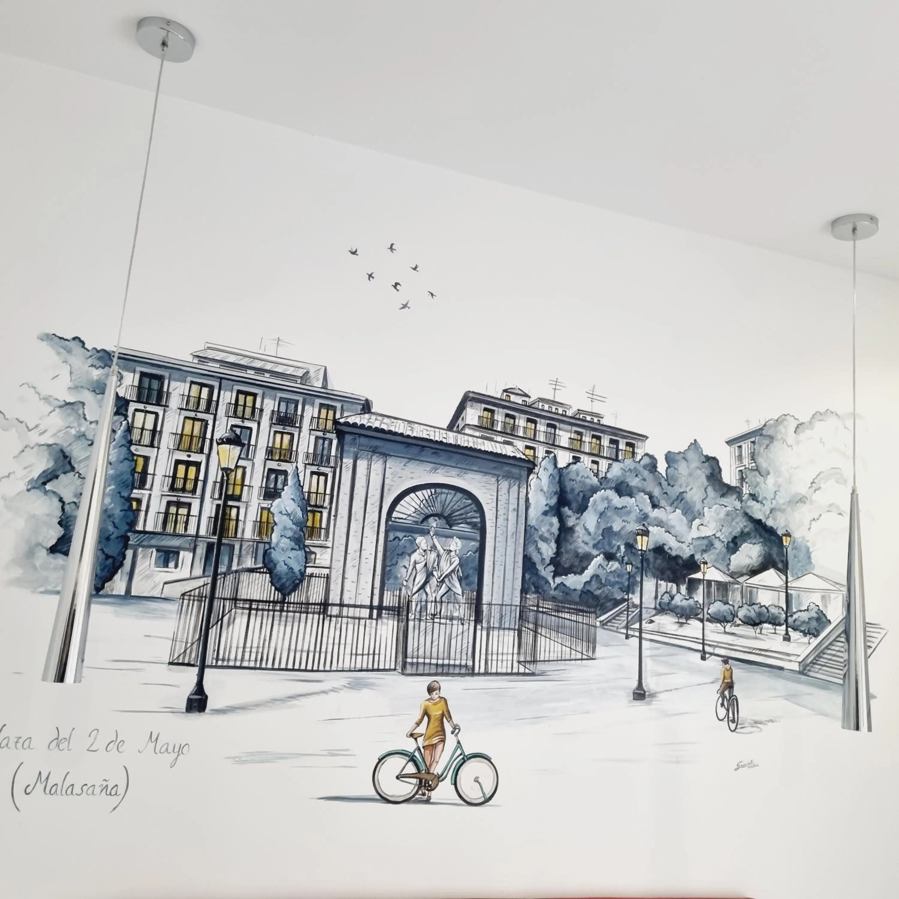 Photo of the whole room in Hostal Lauria