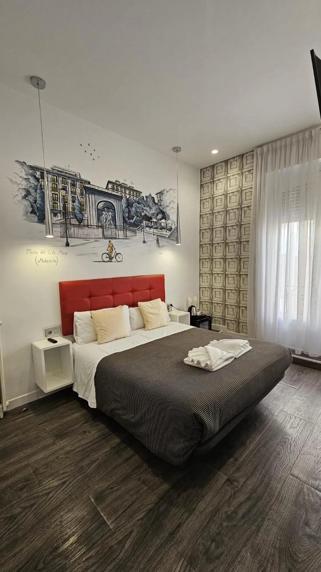 Bed in Hostal Lauria