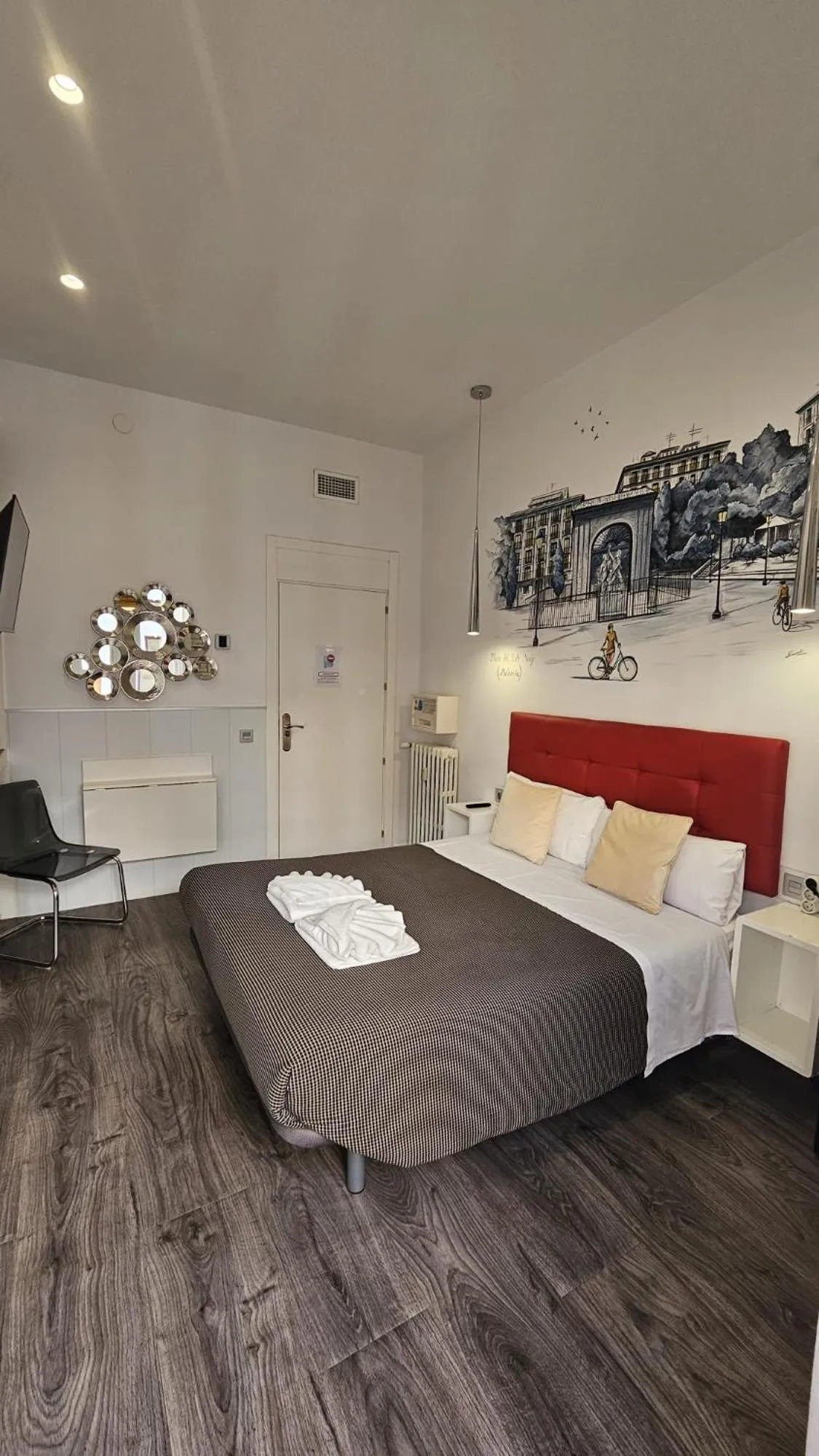 Bed in Hostal Lauria