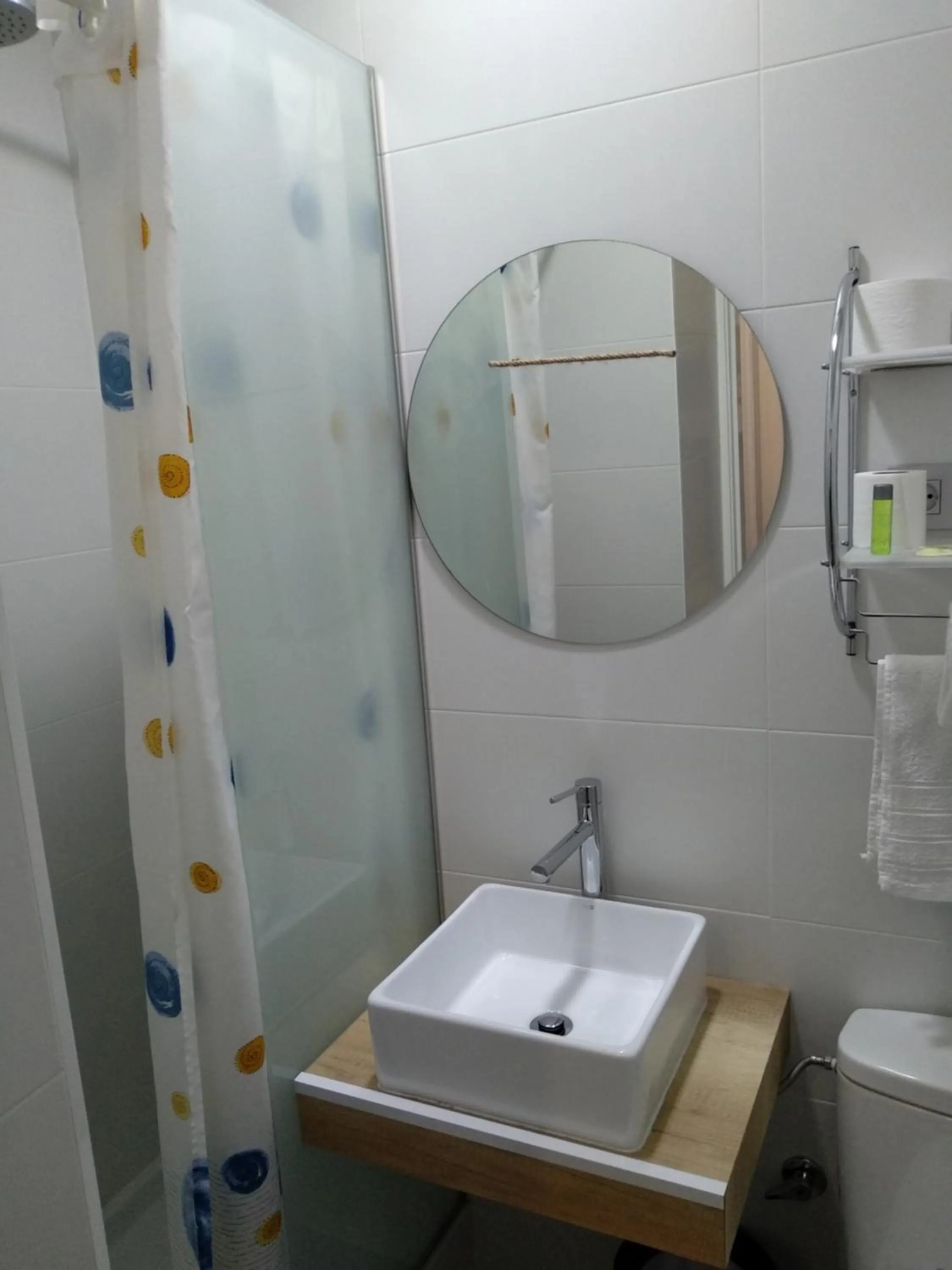 Toilet in Hostal Lauria