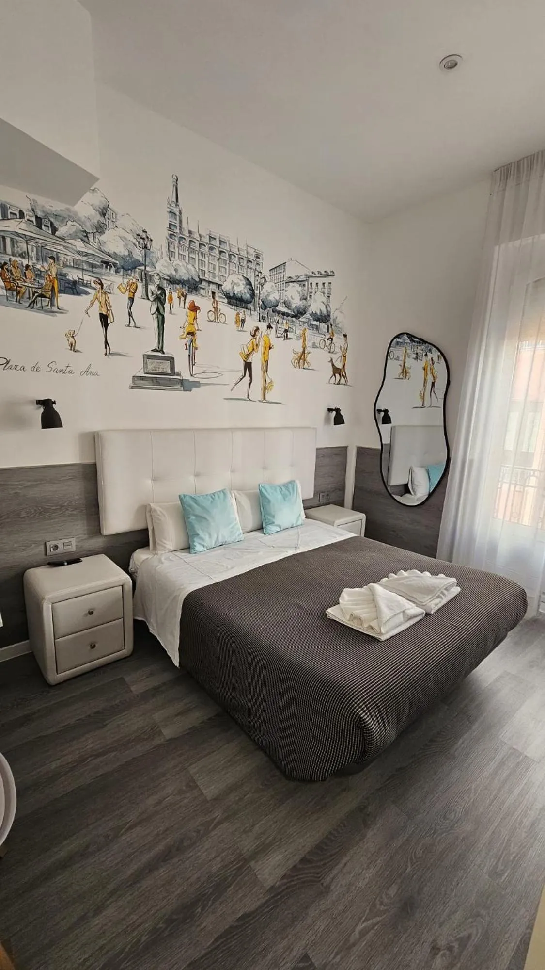 Bed in Hostal Lauria