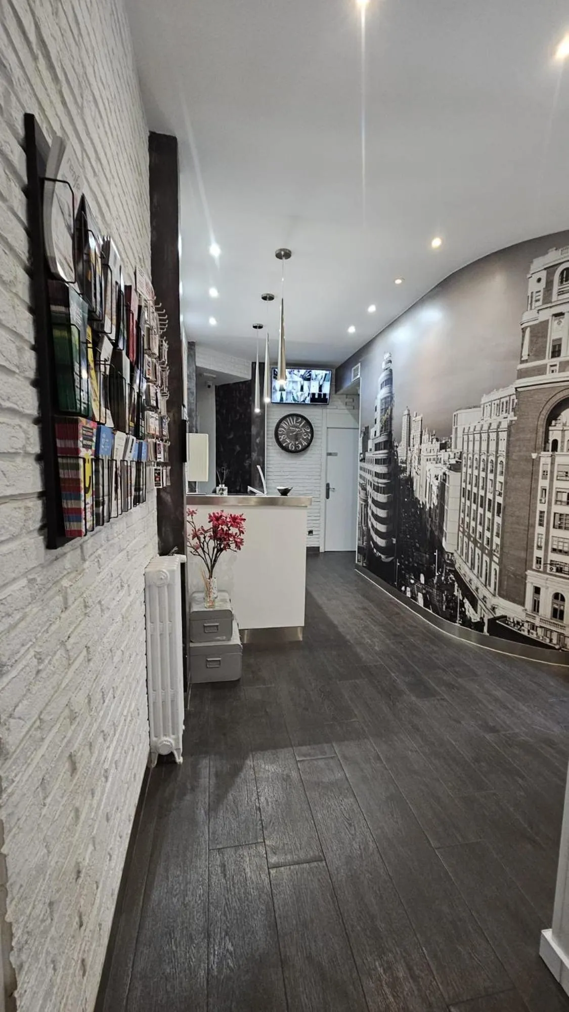 Lobby or reception in Hostal Lauria