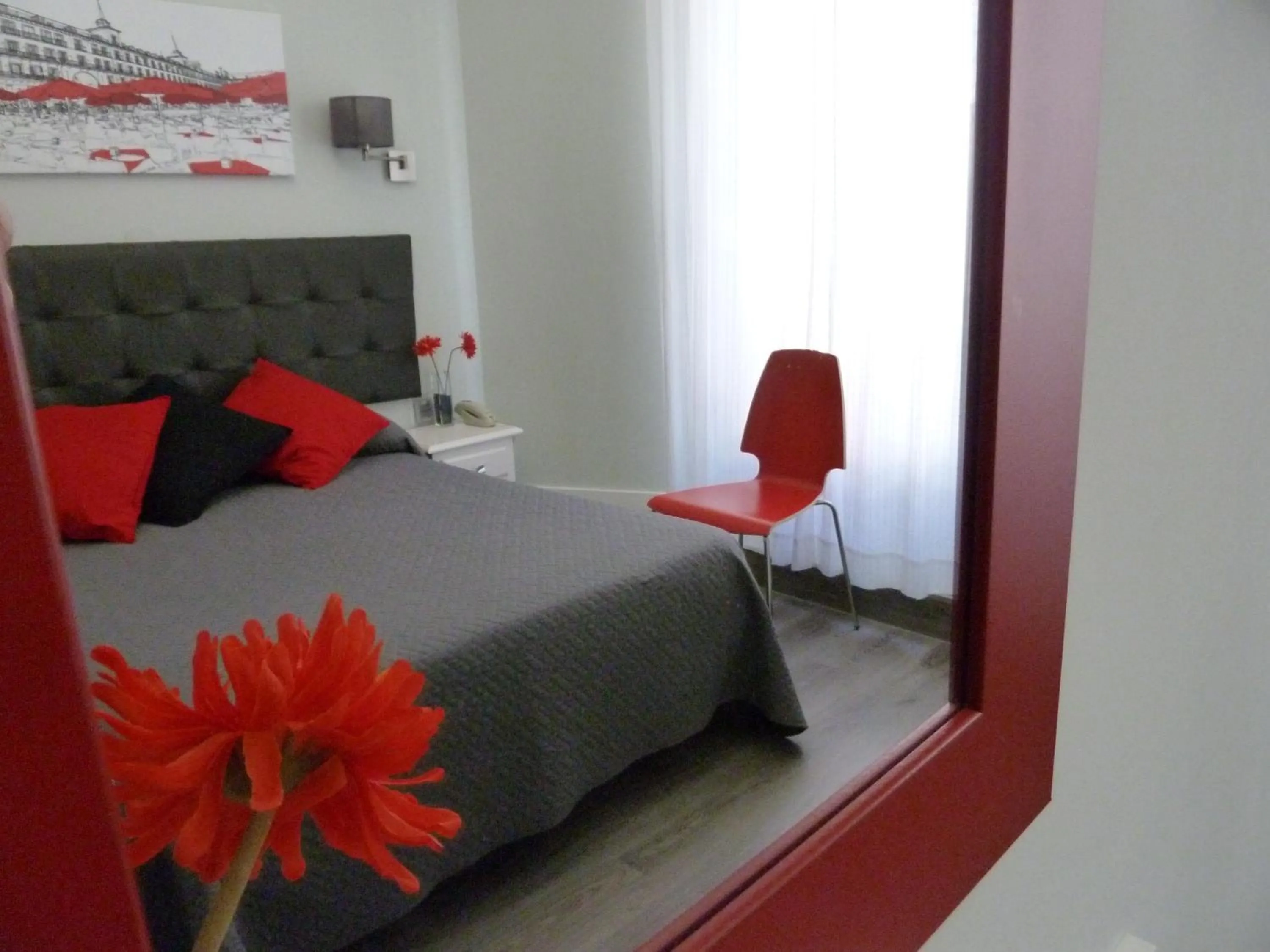 Decorative detail, Bed in Hostal Lauria