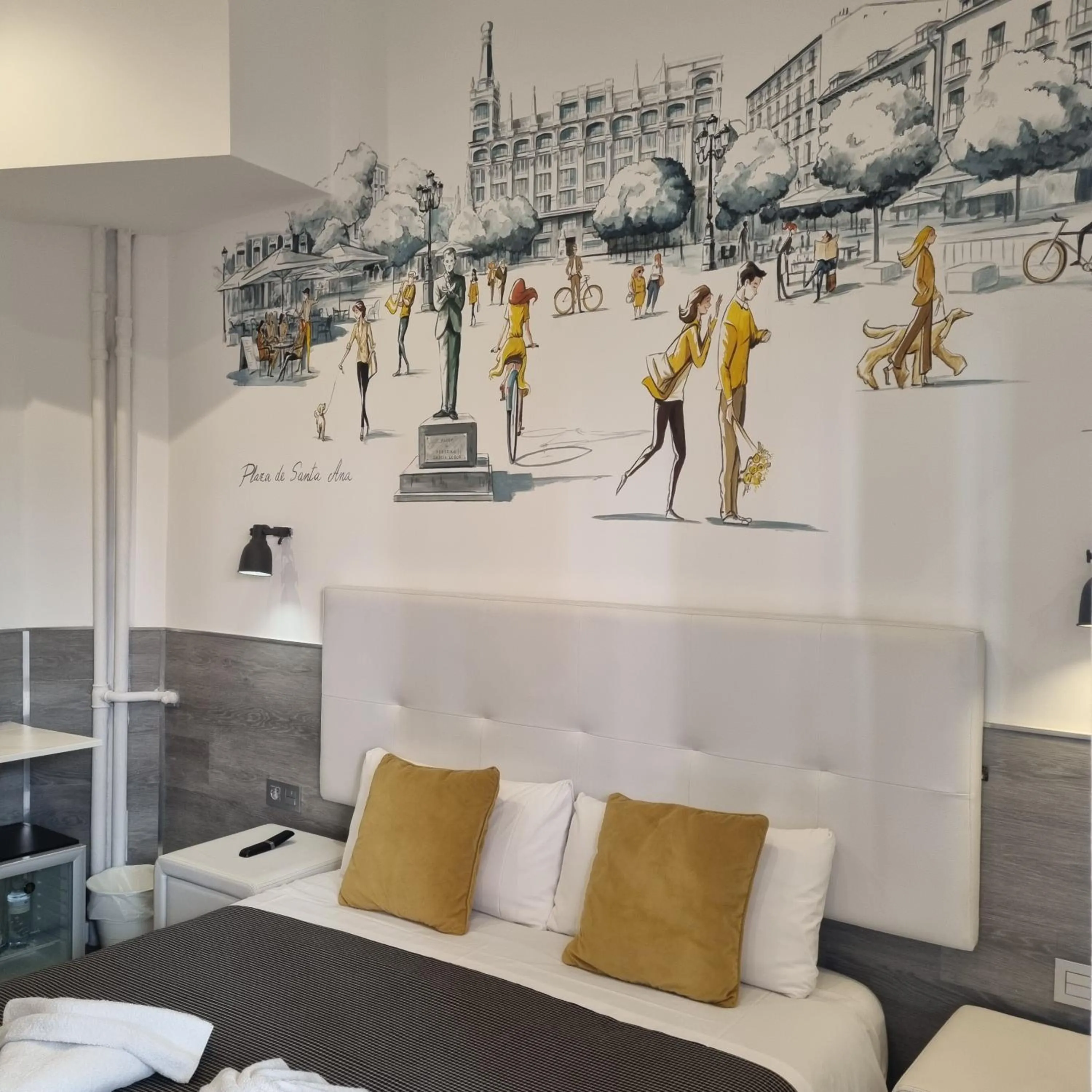 Bed in Hostal Lauria