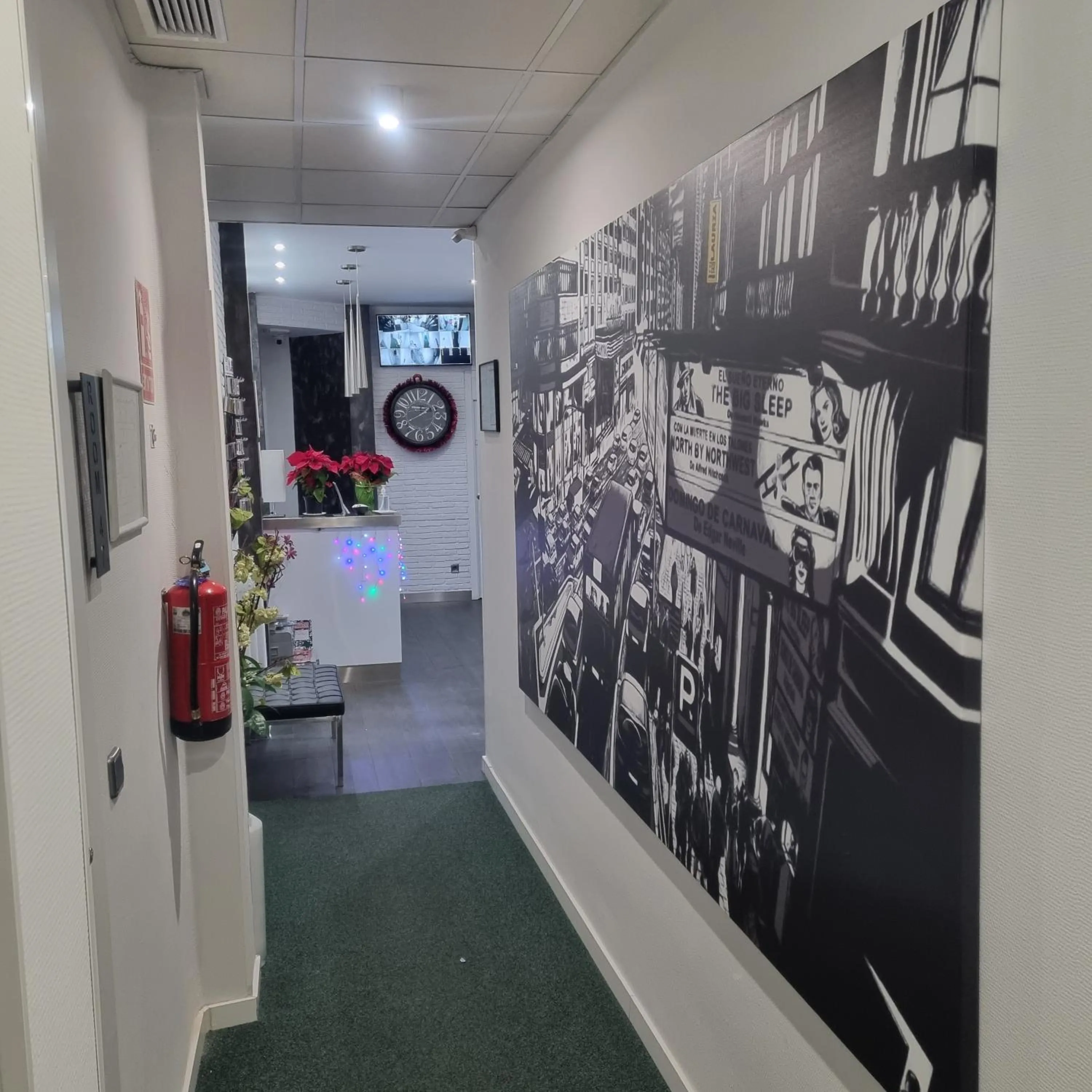 Bird's eye view in Hostal Lauria