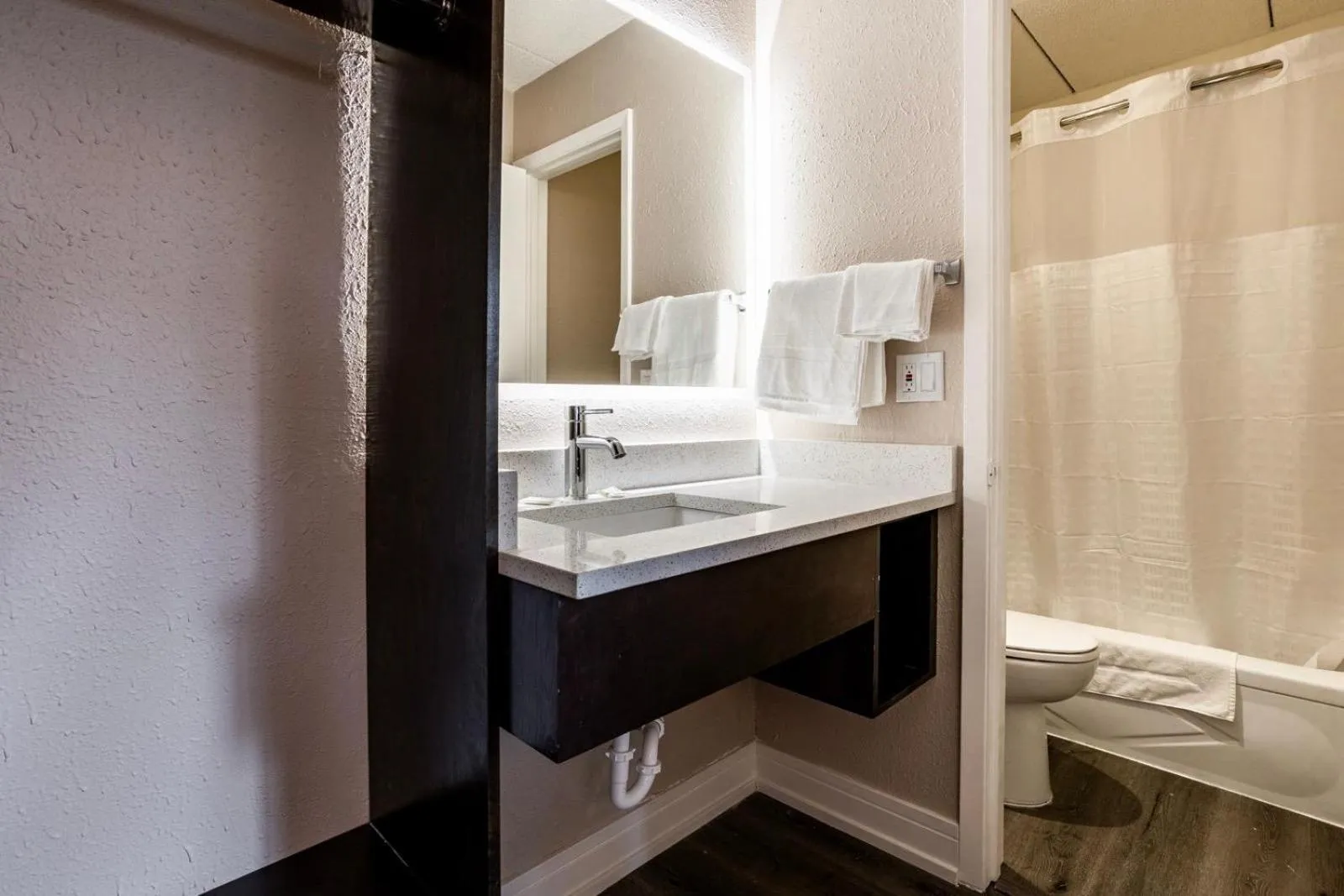 Shower in Super 8 by Wyndham Rockford South