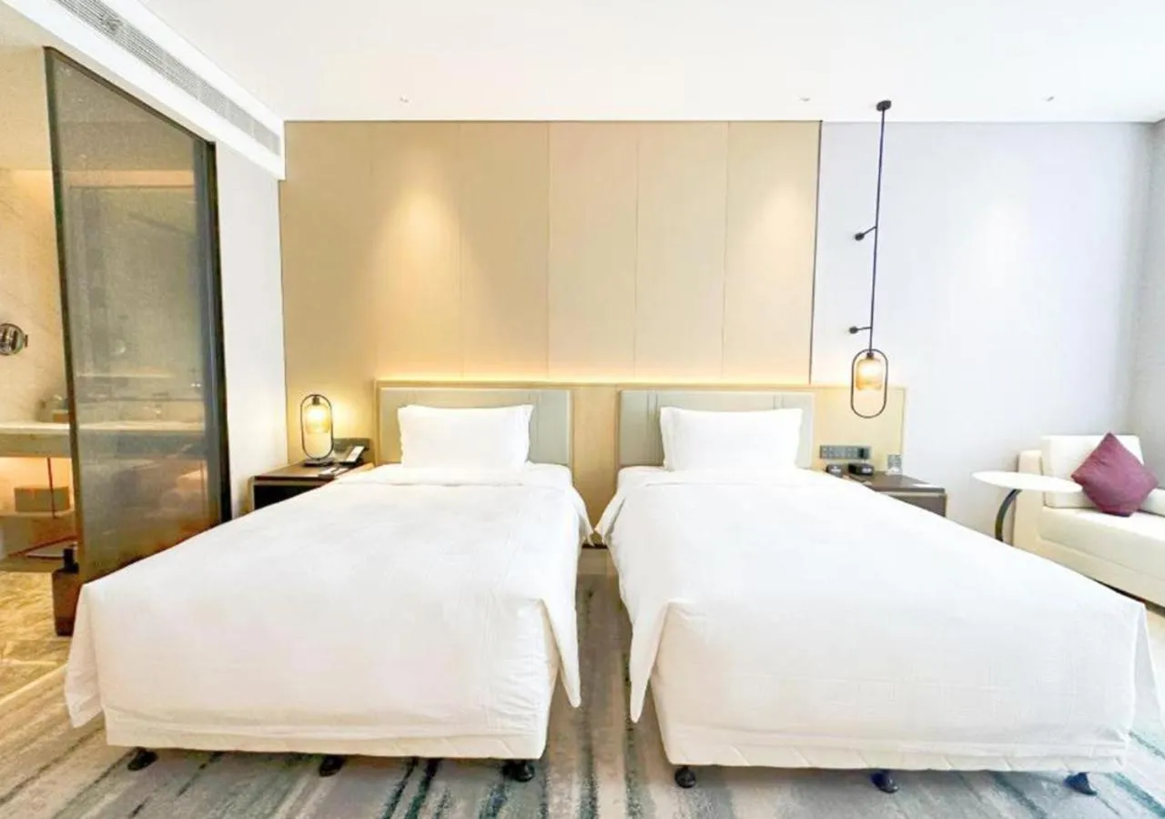 Bed in Wyndham Handan Congtai