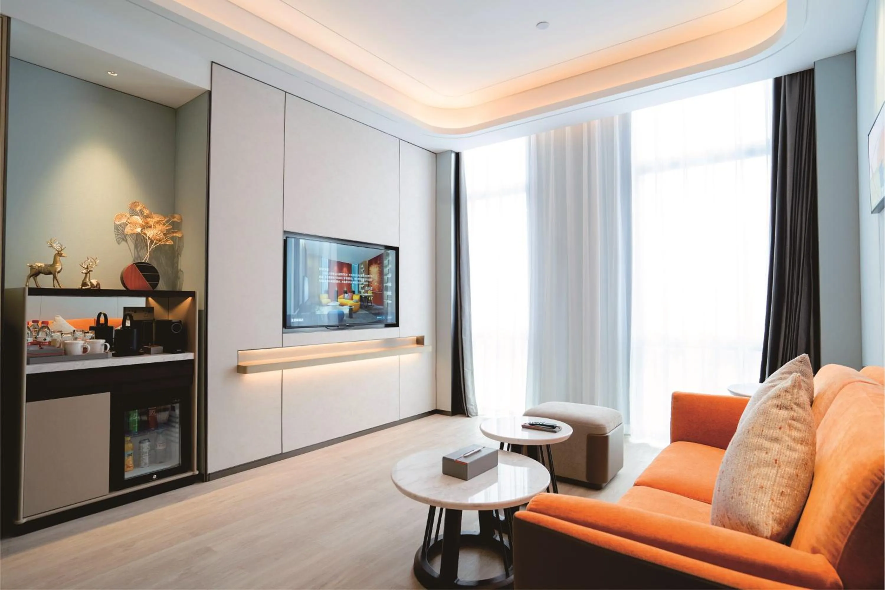 Living room in Wyndham Handan Congtai