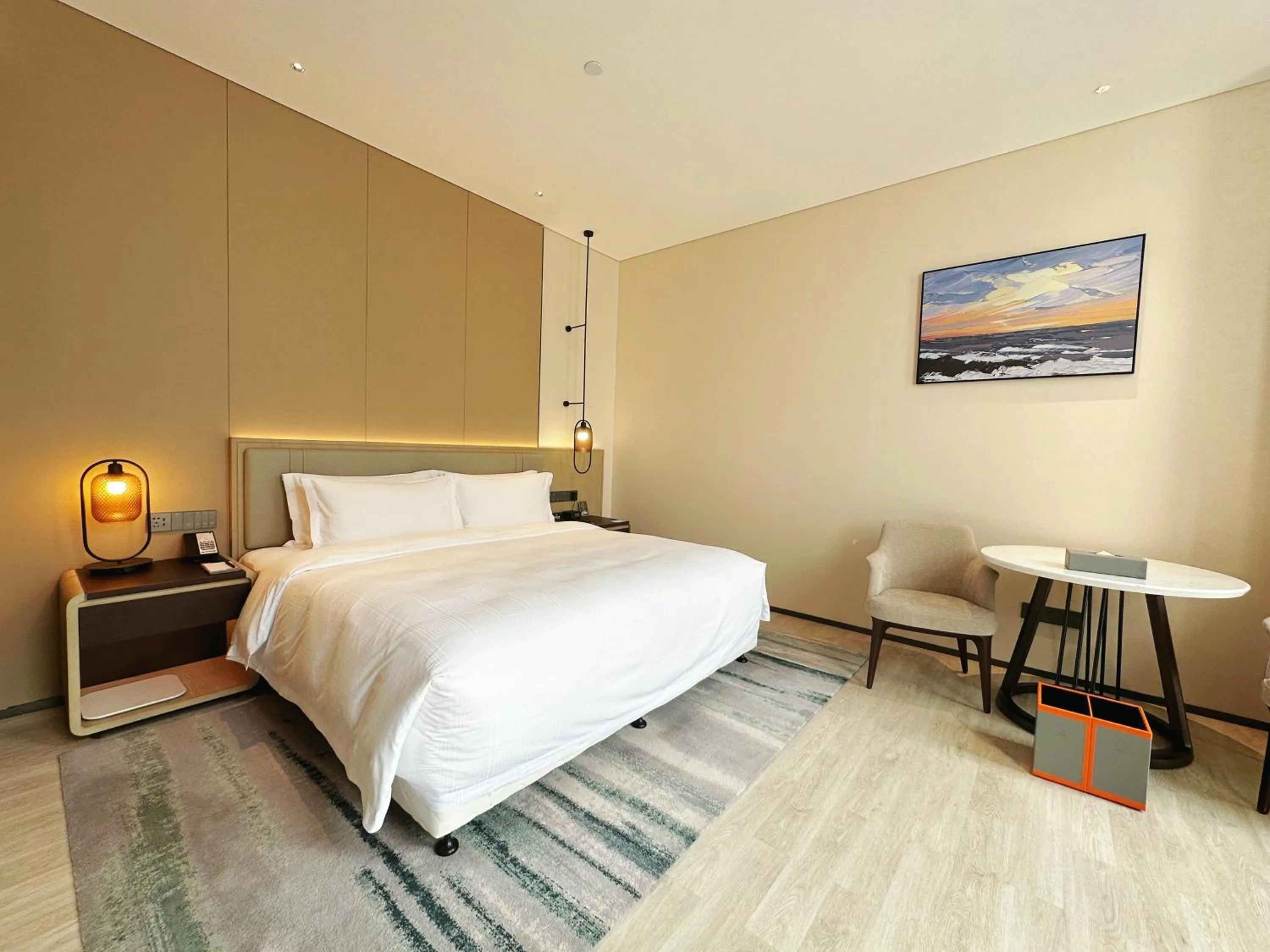 Bed in Wyndham Handan Congtai