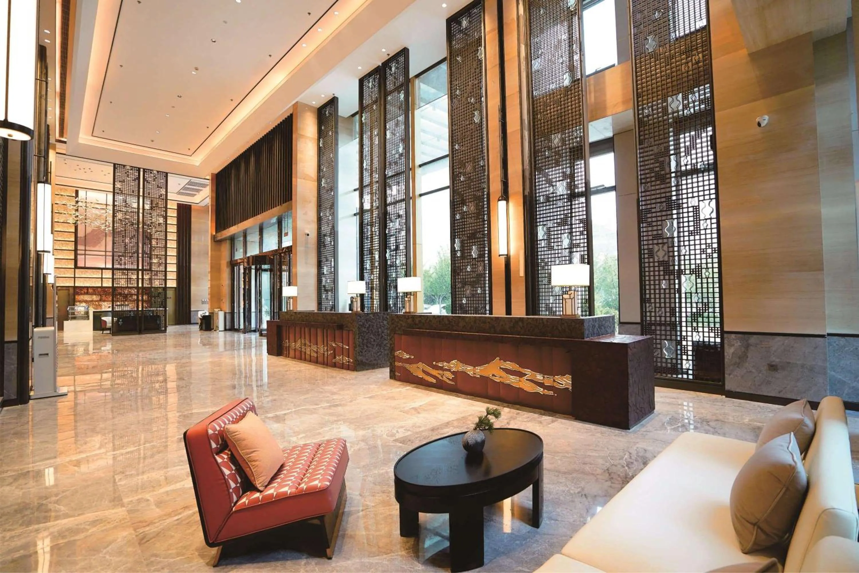 Lobby or reception in Wyndham Handan Congtai