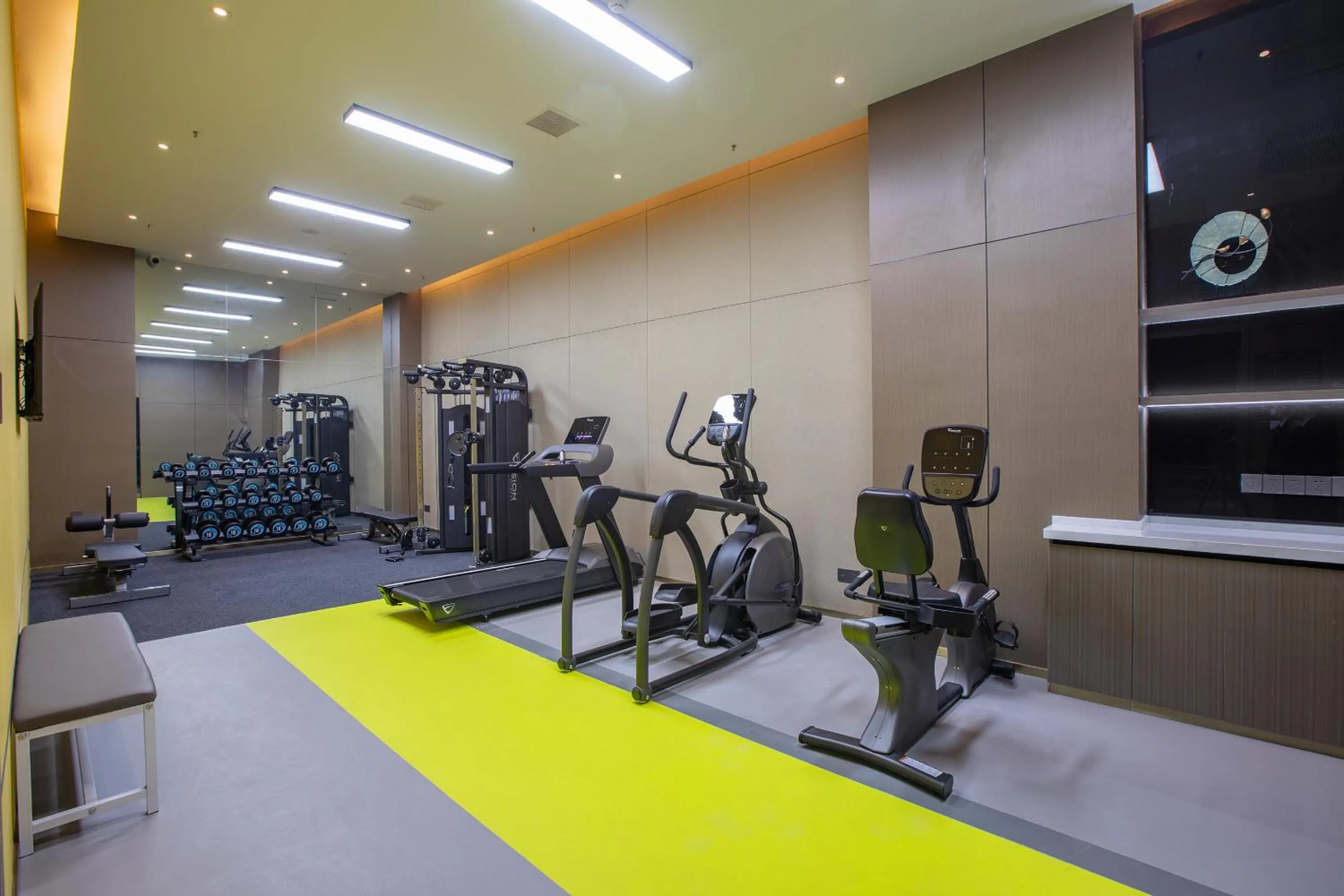 Fitness centre/facilities in Wyndham Handan Congtai