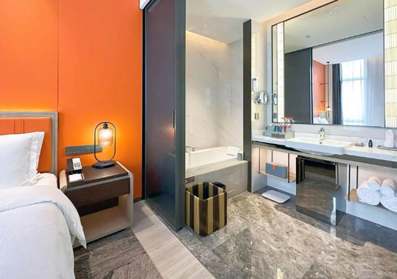Bathroom in Wyndham Handan Congtai
