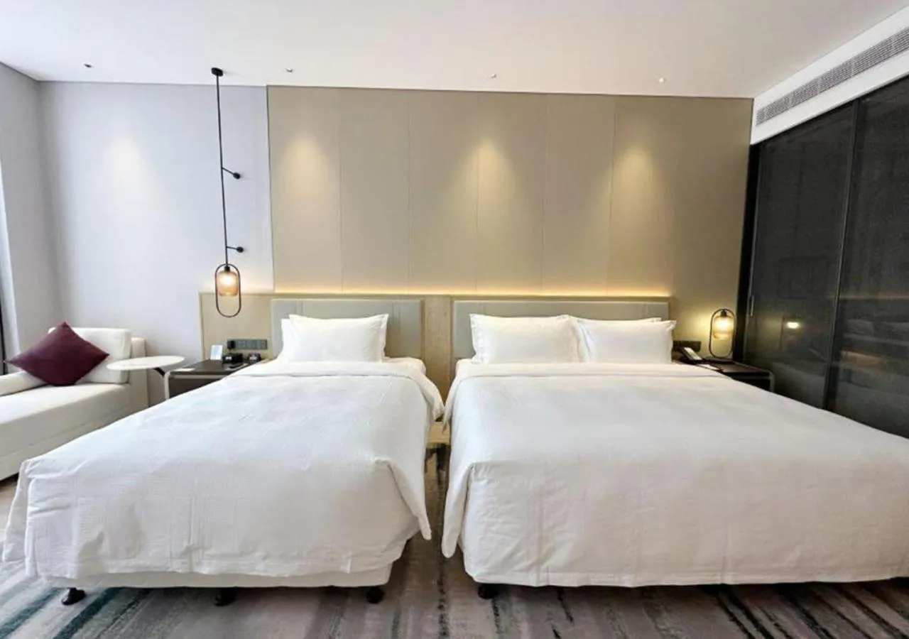 Bed in Wyndham Handan Congtai