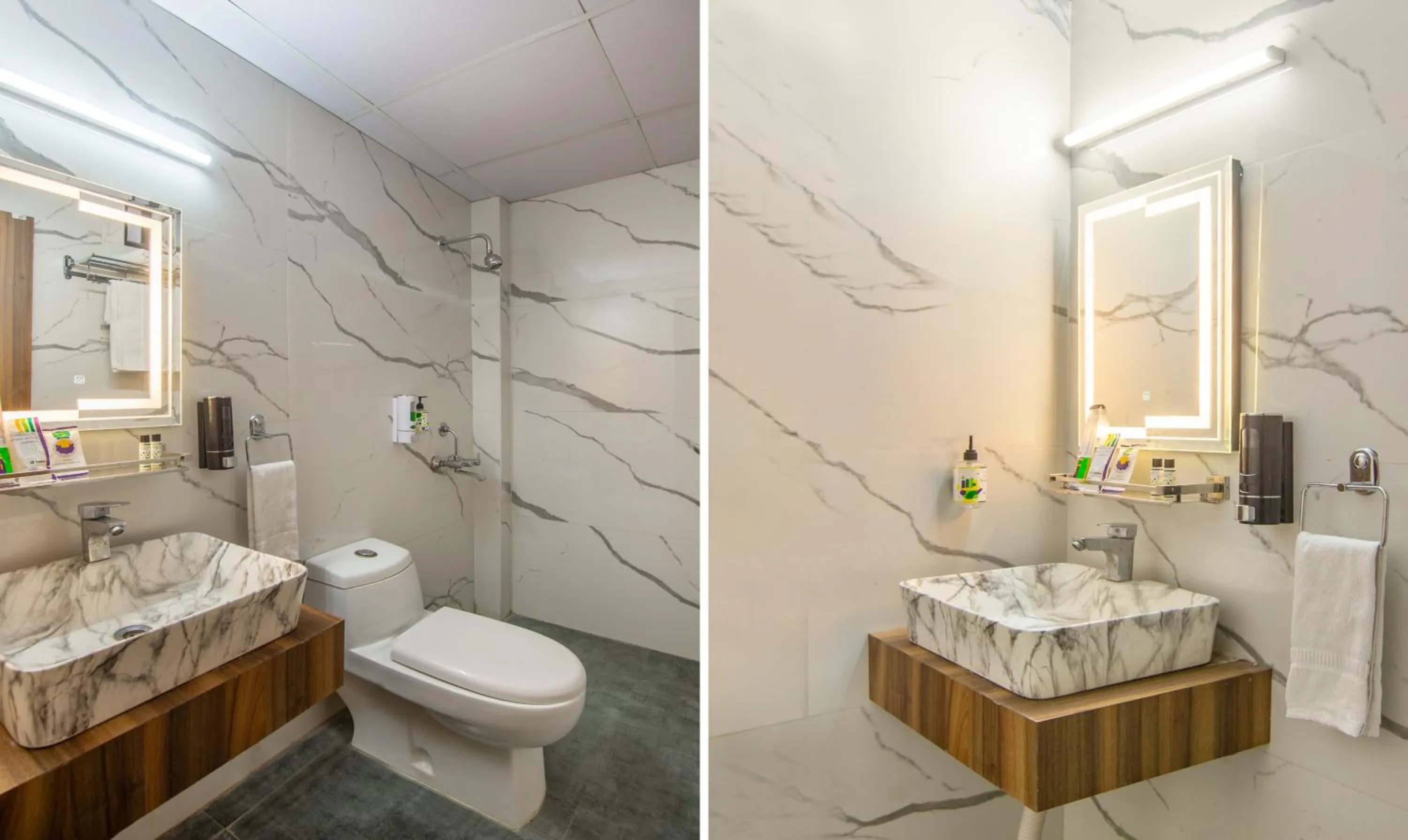 Bathroom in Treebo Elite Corporate, Sector 62