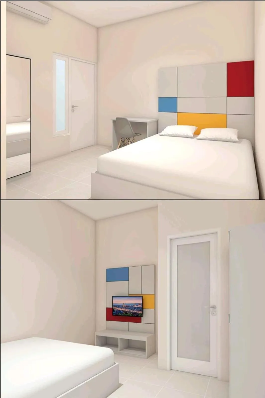 Bed in Ndalem Kraton Hotel