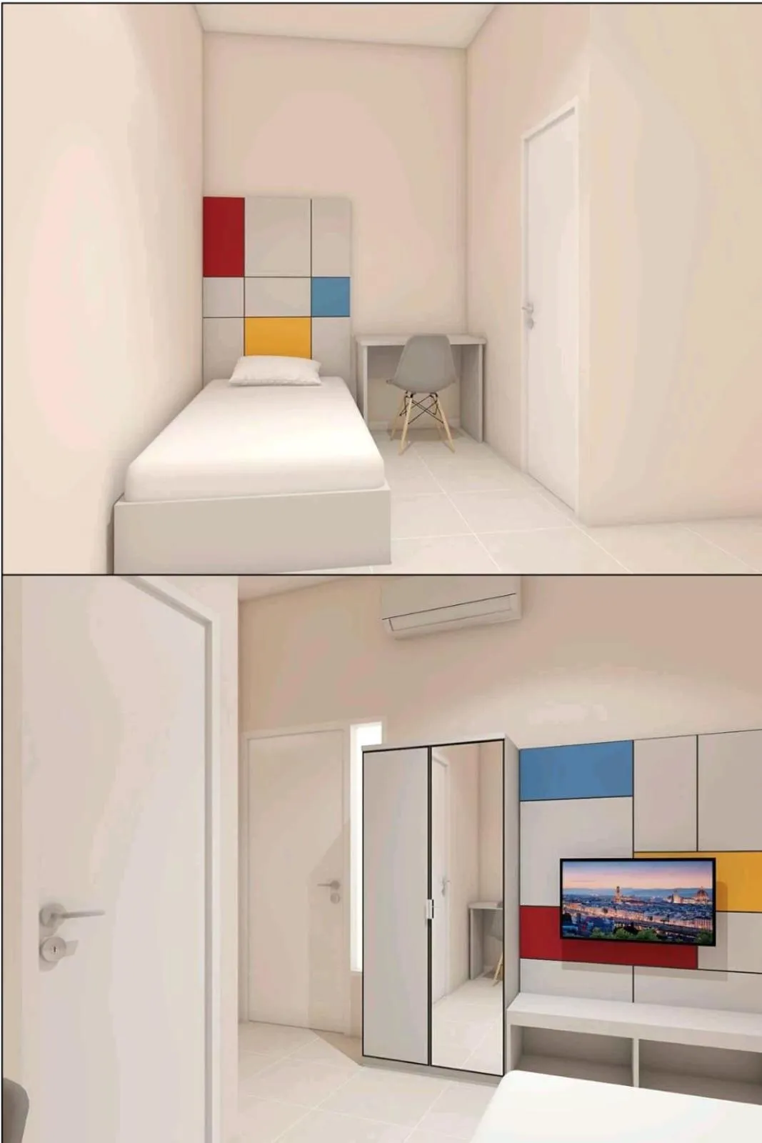 Bed in Ndalem Kraton Hotel