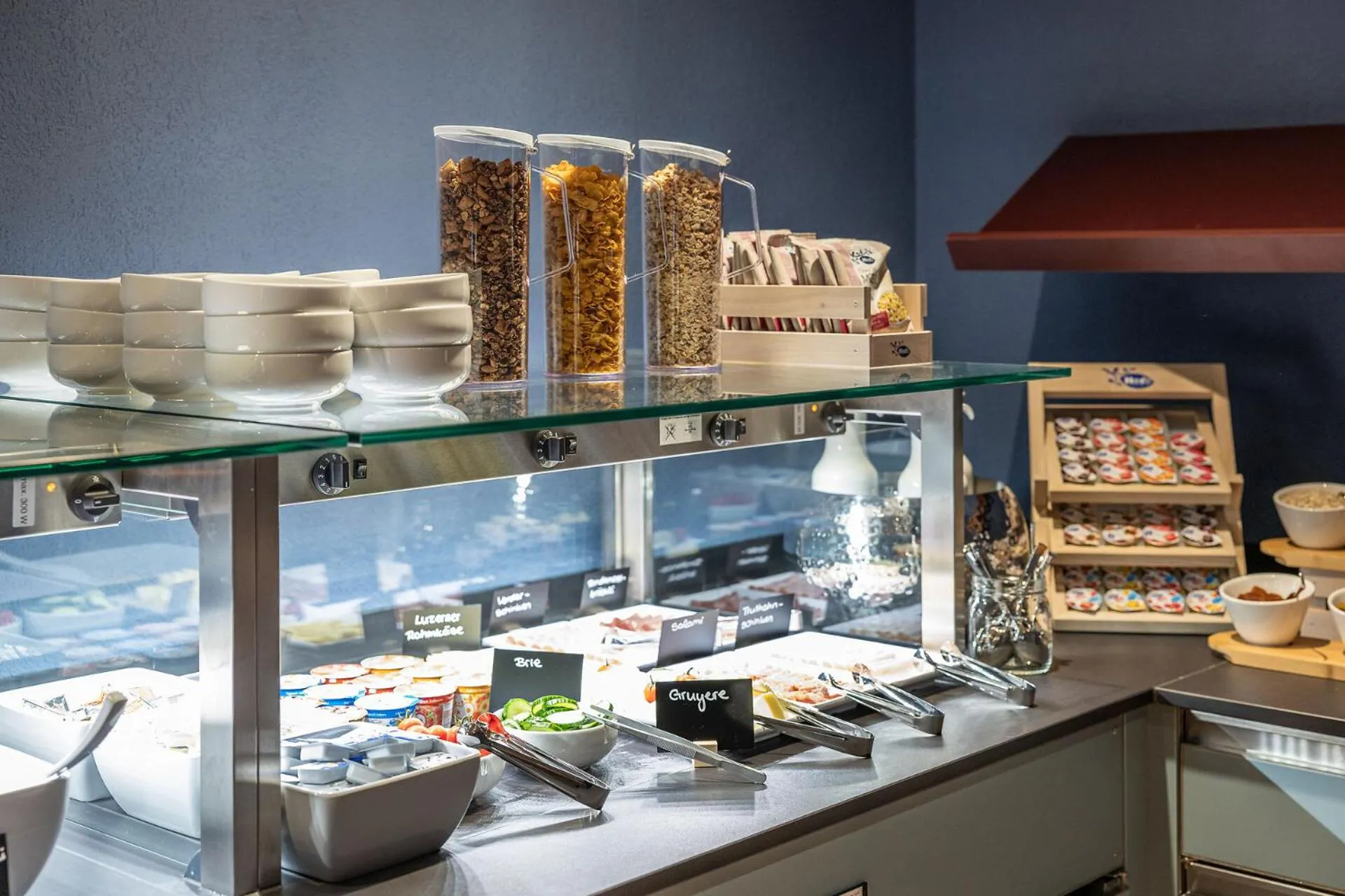 Breakfast in b-smart hotel Arbon