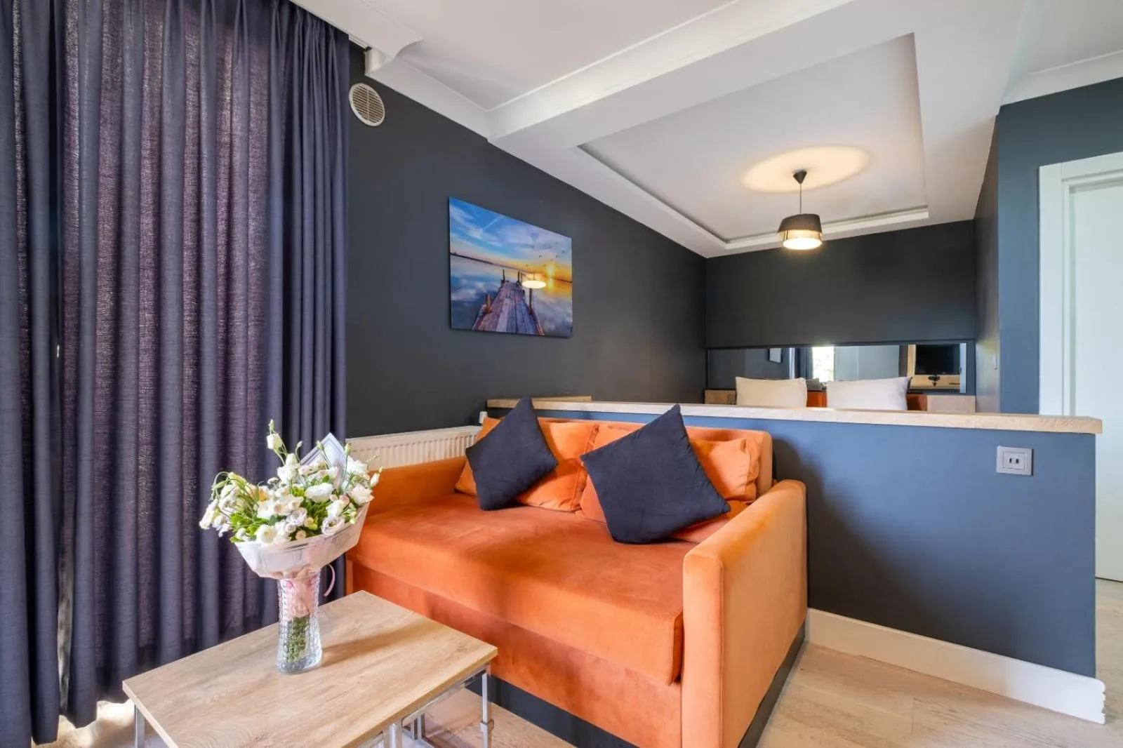 Seating area in 216 Bosphorus