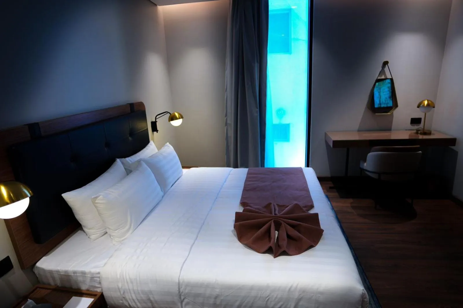 air conditioner, Bed in NAS Hotel