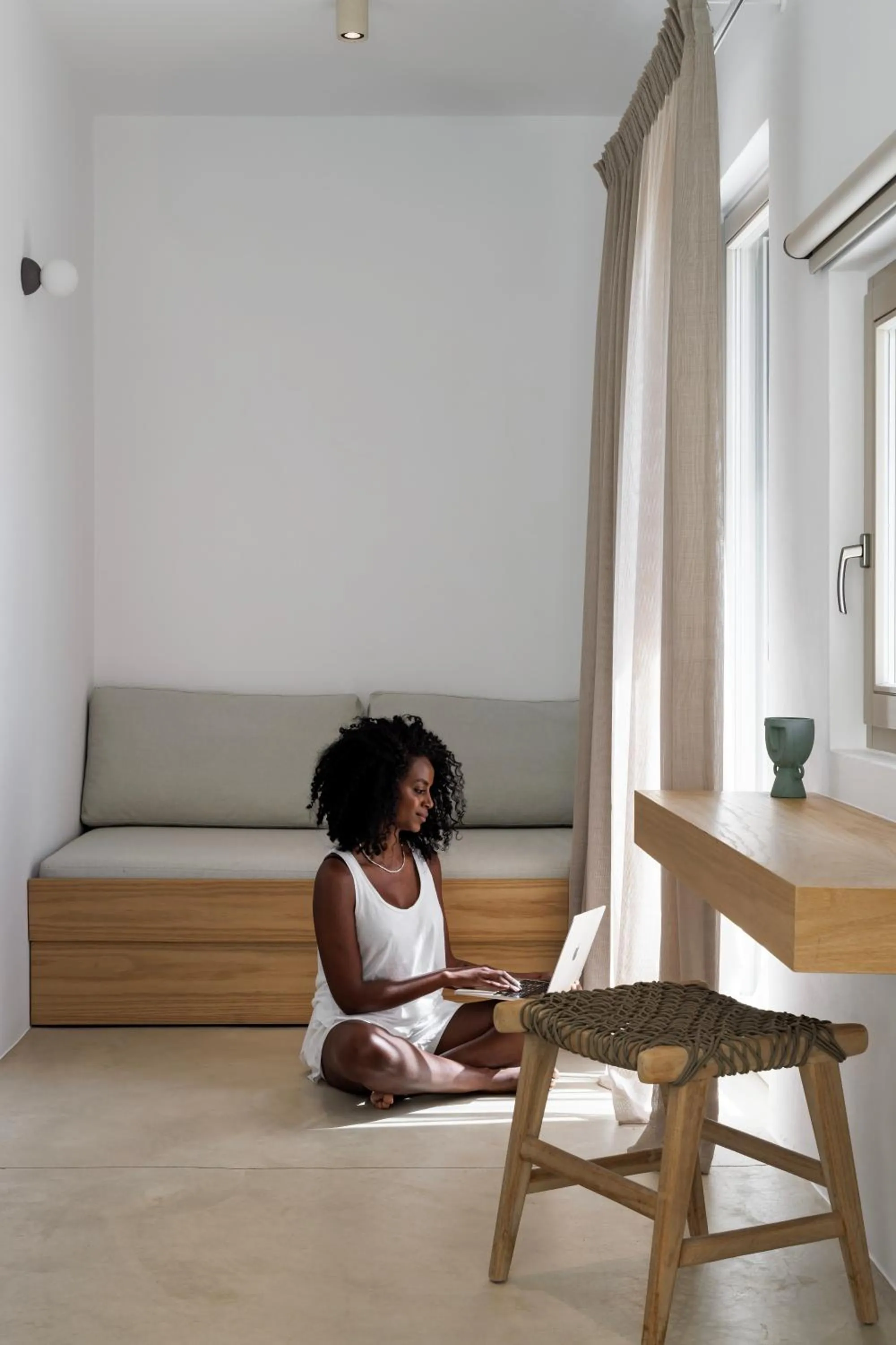 Seating area in Ivy's Natural Resort