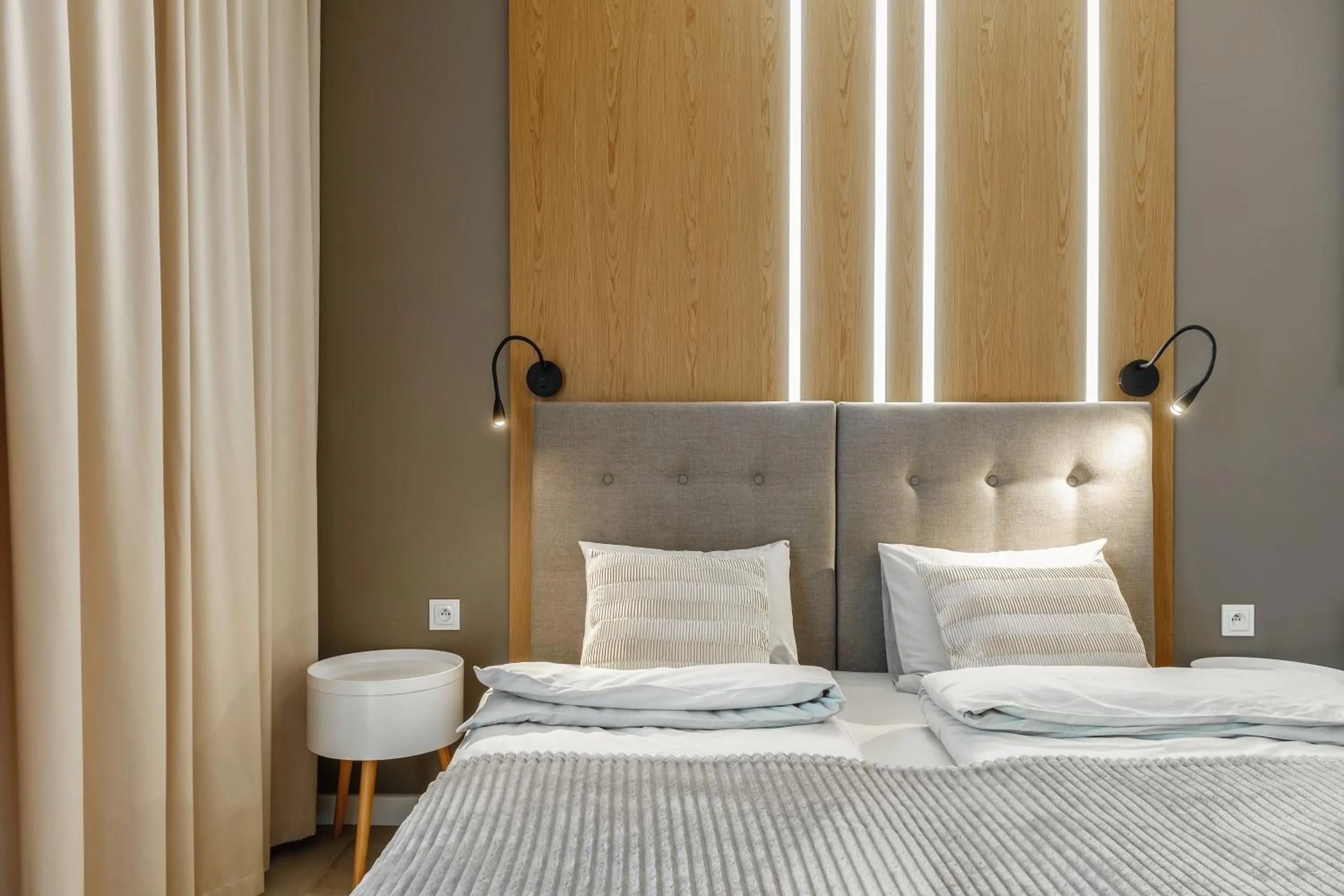 Bed in Apartament na Woli, nowe osiedle Jana Kazimierza 32, szybkie WI-FI, Parking