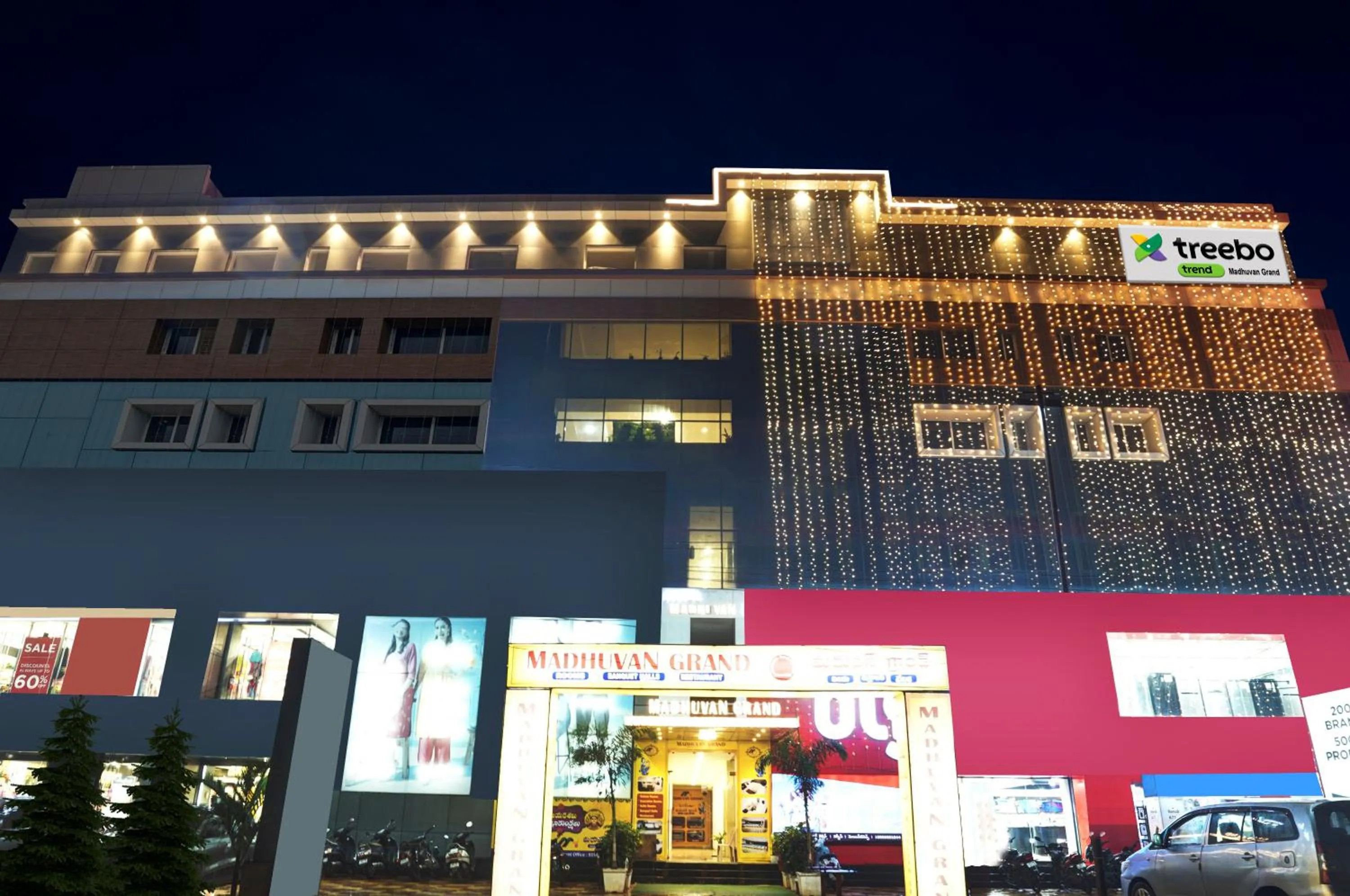 Property building in Treebo Madhuvan Grand