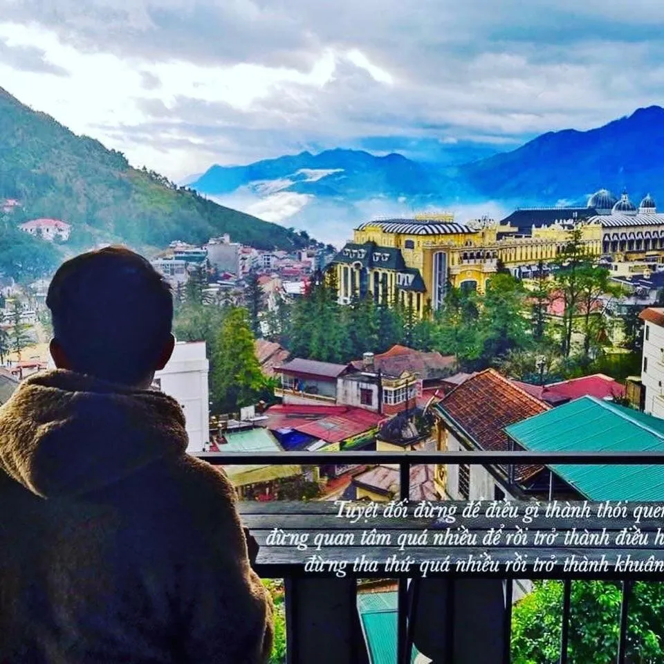 Deluxe Double Room with Balcony - single occupancy in Sapa Center View Hotel