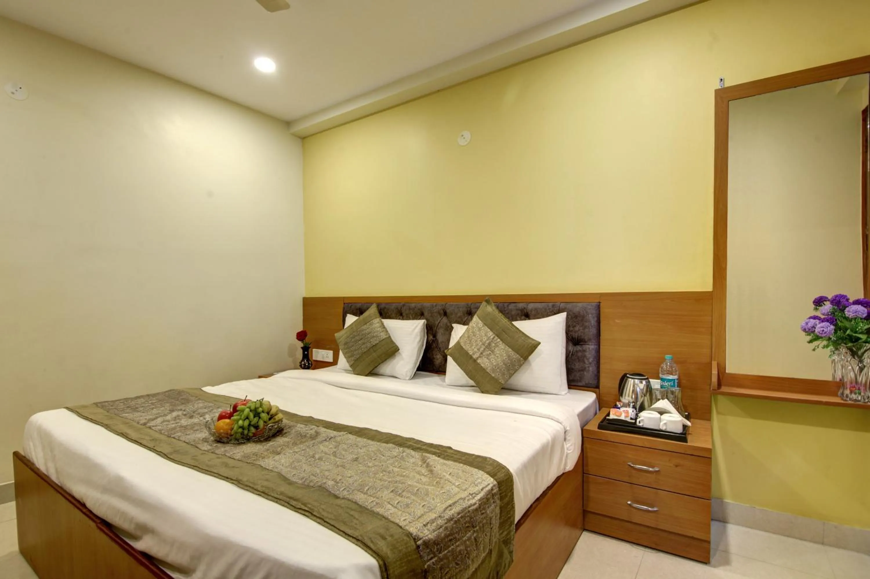 Bed in Hotel TMS Grand