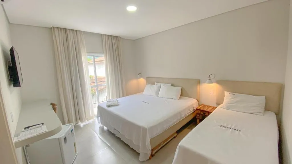 Bedroom, Bed in Pousada Aquino Mar