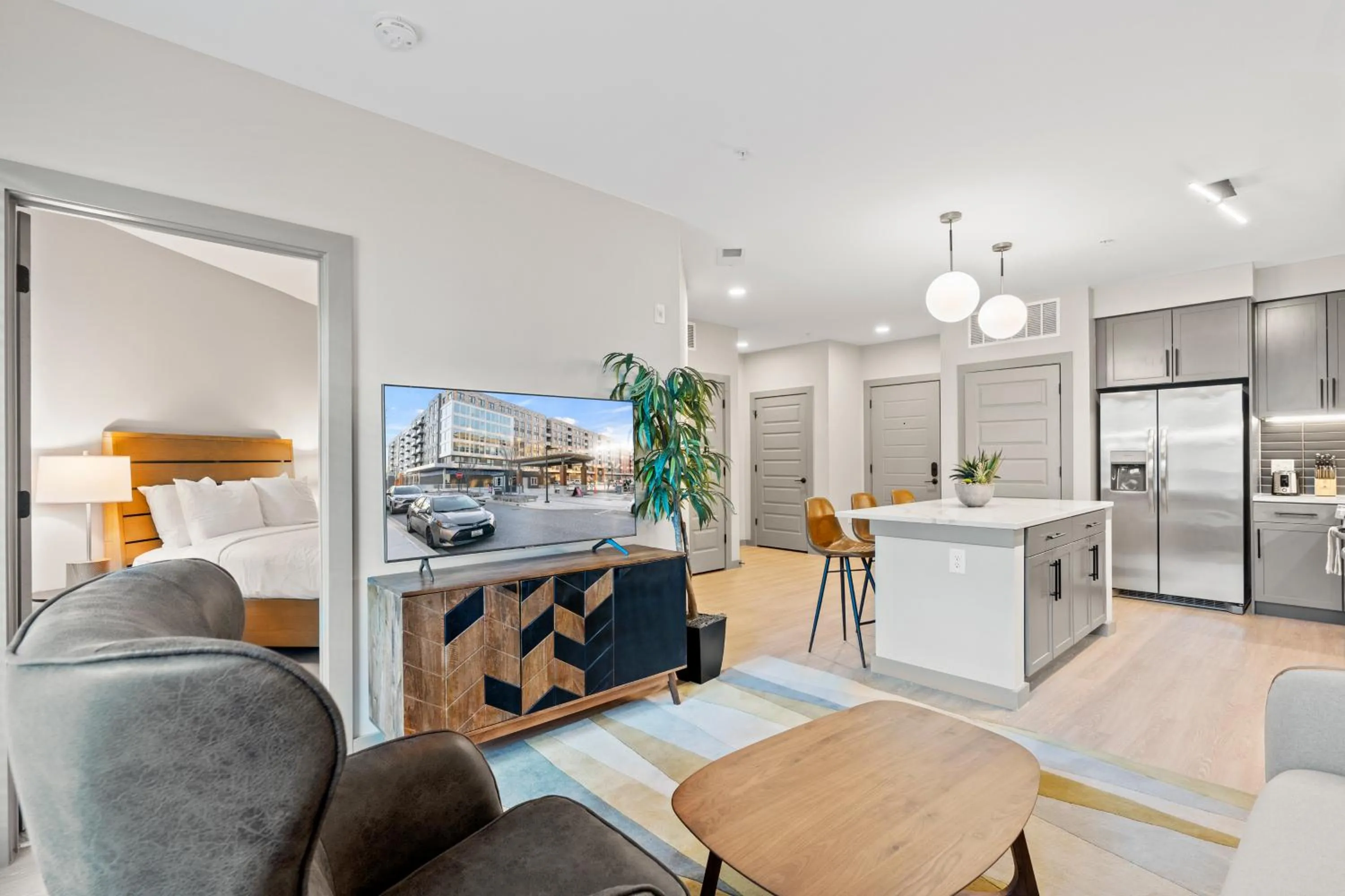 Living room in WhyHotel by Placemakr, Columbia