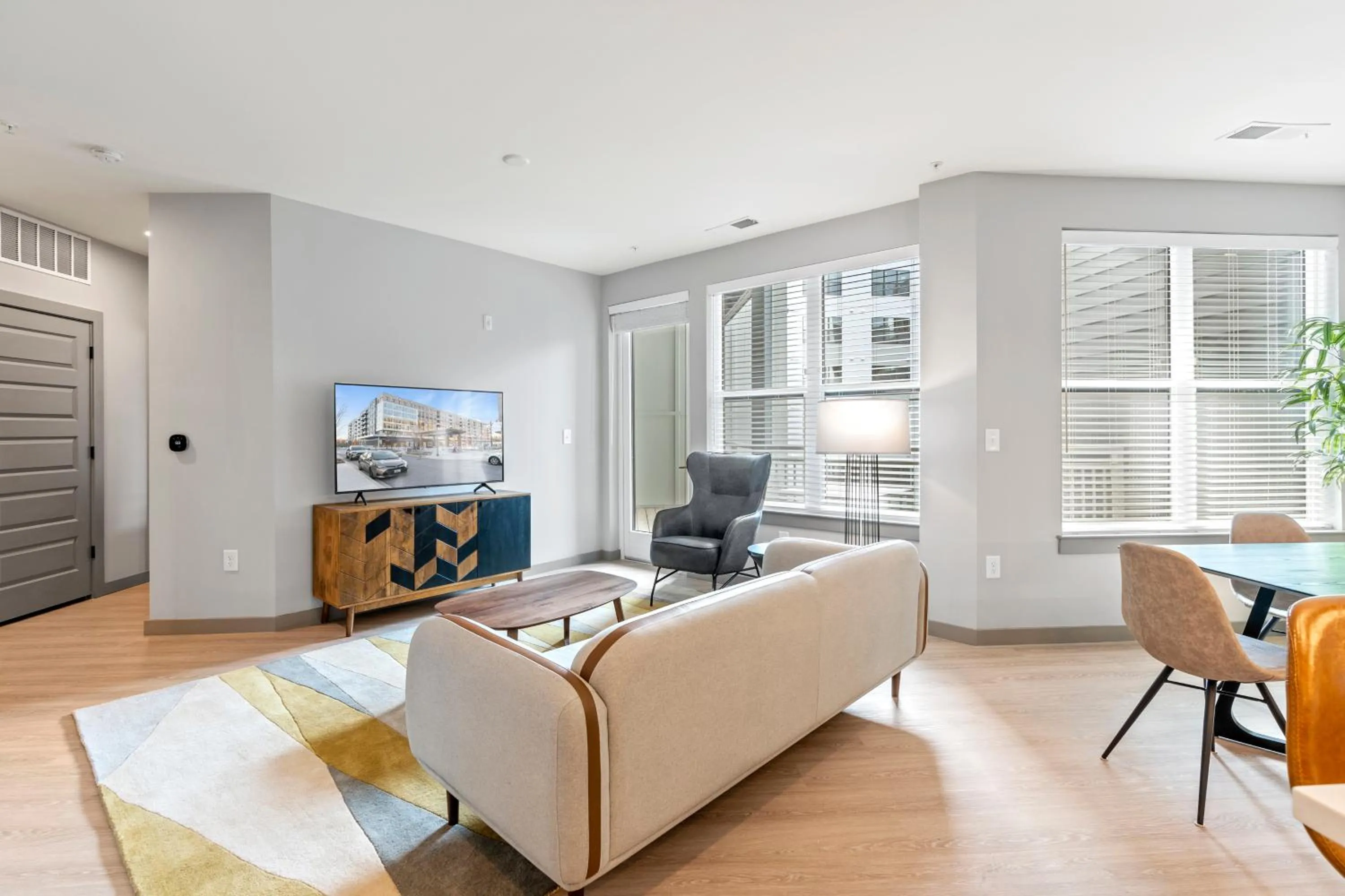 Living room in WhyHotel by Placemakr, Columbia