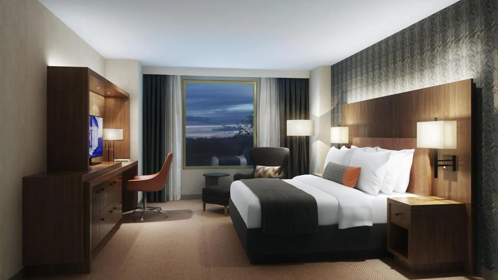 Bed in Harrah's Cherokee, A Caesars Destination