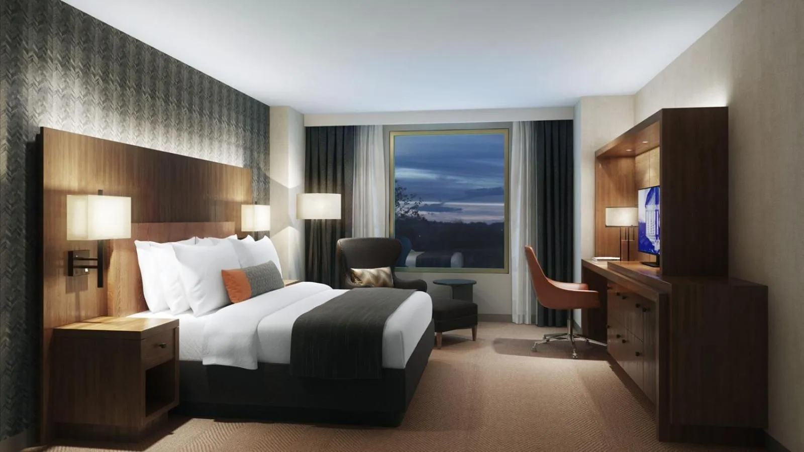 Bed in Harrah's Cherokee, A Caesars Destination
