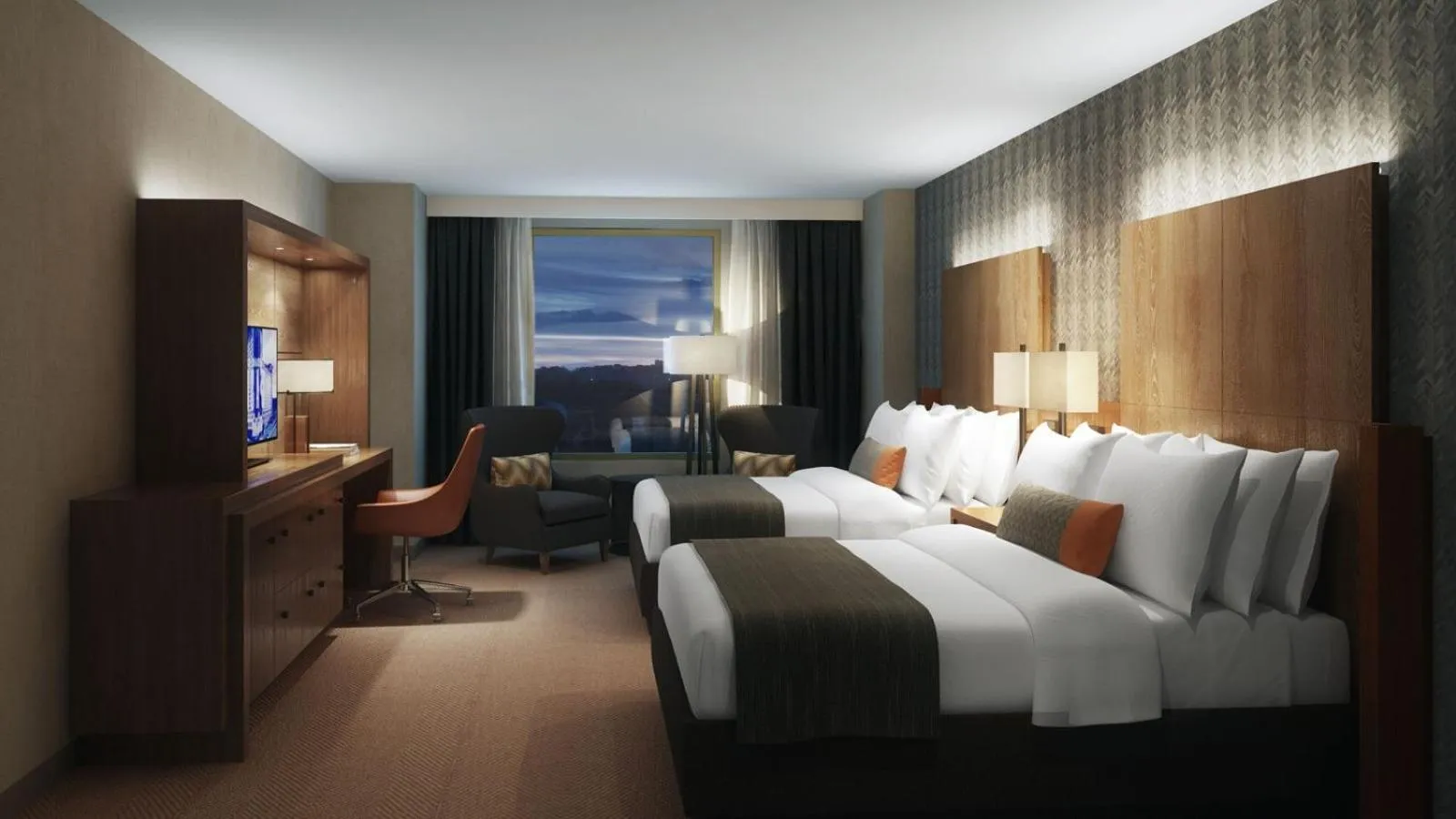 Bed in Harrah's Cherokee, A Caesars Destination