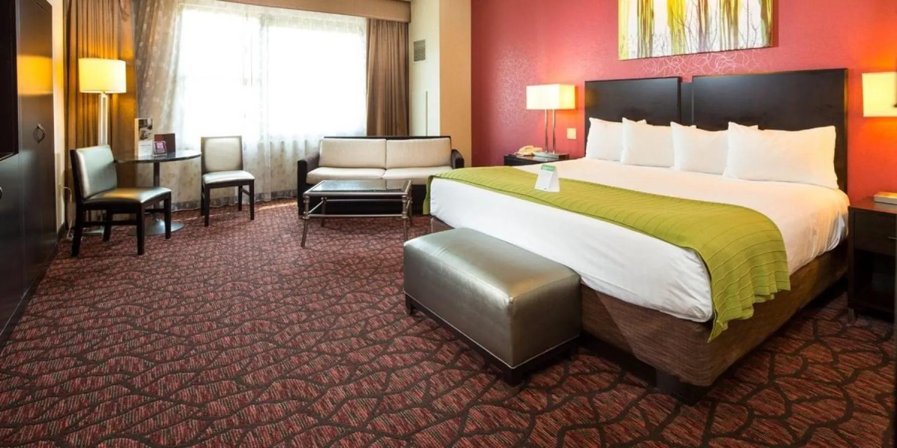 Bedroom, Bed in Harrah's Cherokee, A Caesars Destination