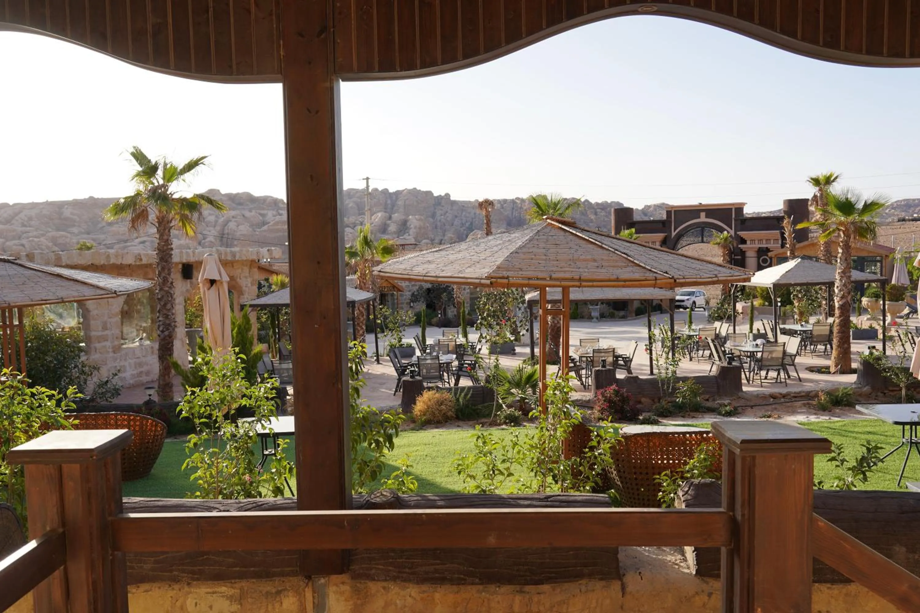Garden view in Petra Seasons luxury Resort