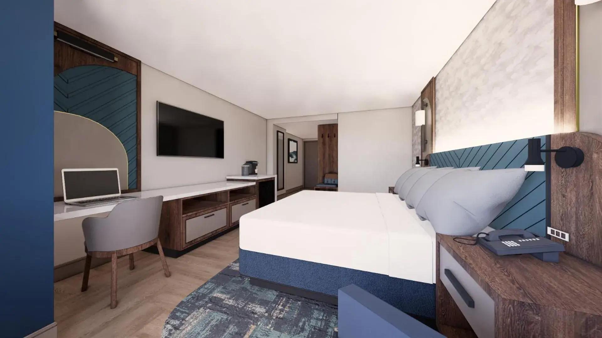 Valley Deluxe Room , 1 King (Newly Renovated) in Harrah's Cherokee Valley River, A Caesars Destination Valley Deluxe Room , 1 King (Newly Renovated) in Harrah's Cherokee Valley River, A Caesars Destination