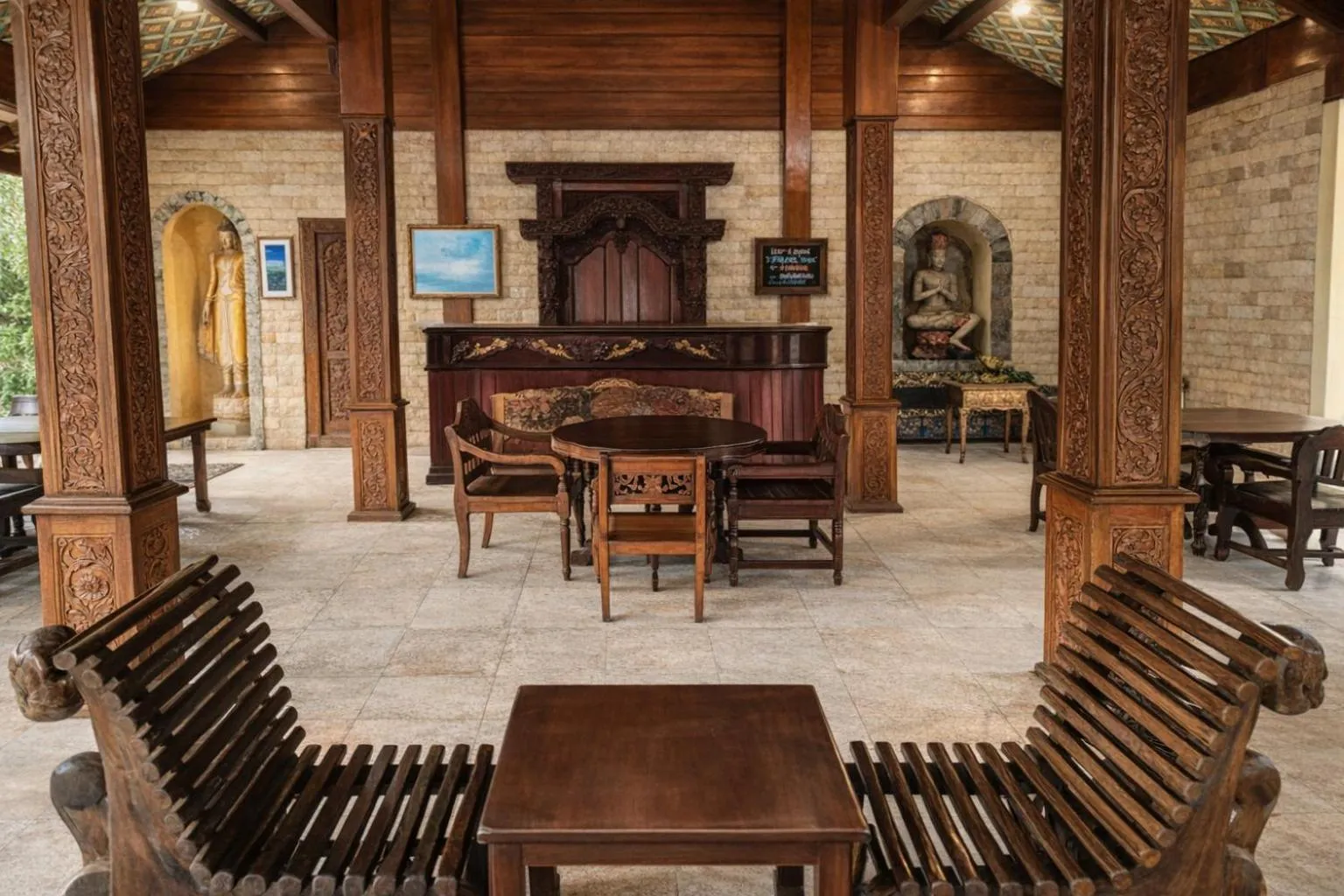 Lobby or reception in Matahari Inn Kuta Lombok