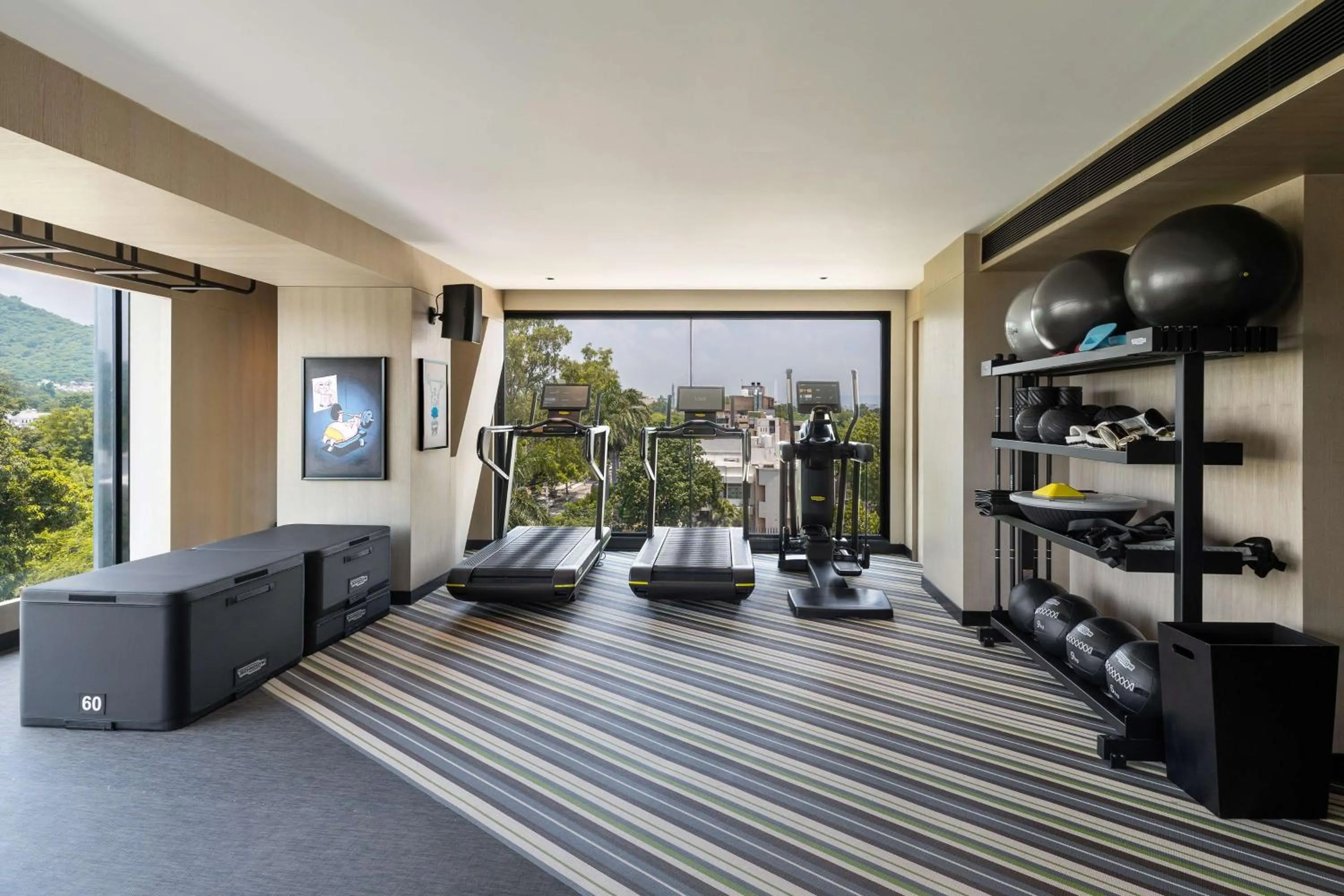 Fitness centre/facilities in Parallel Hotel Udaipur, a member of Radisson Individuals